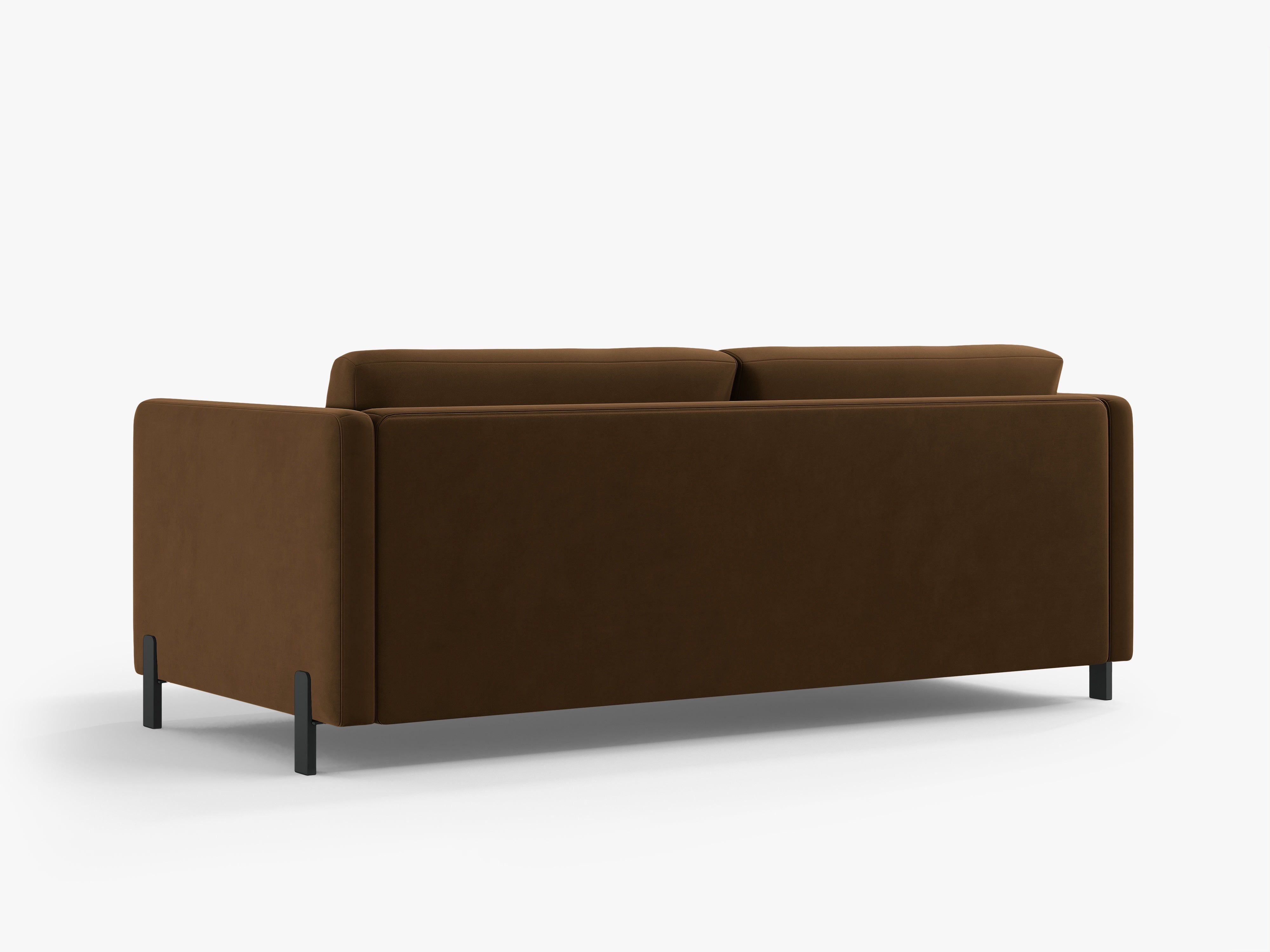 Velvet Sofa with Bed Function, "Gloria", 3 Seats, Chocolate, 202x102x80
Made in Europe