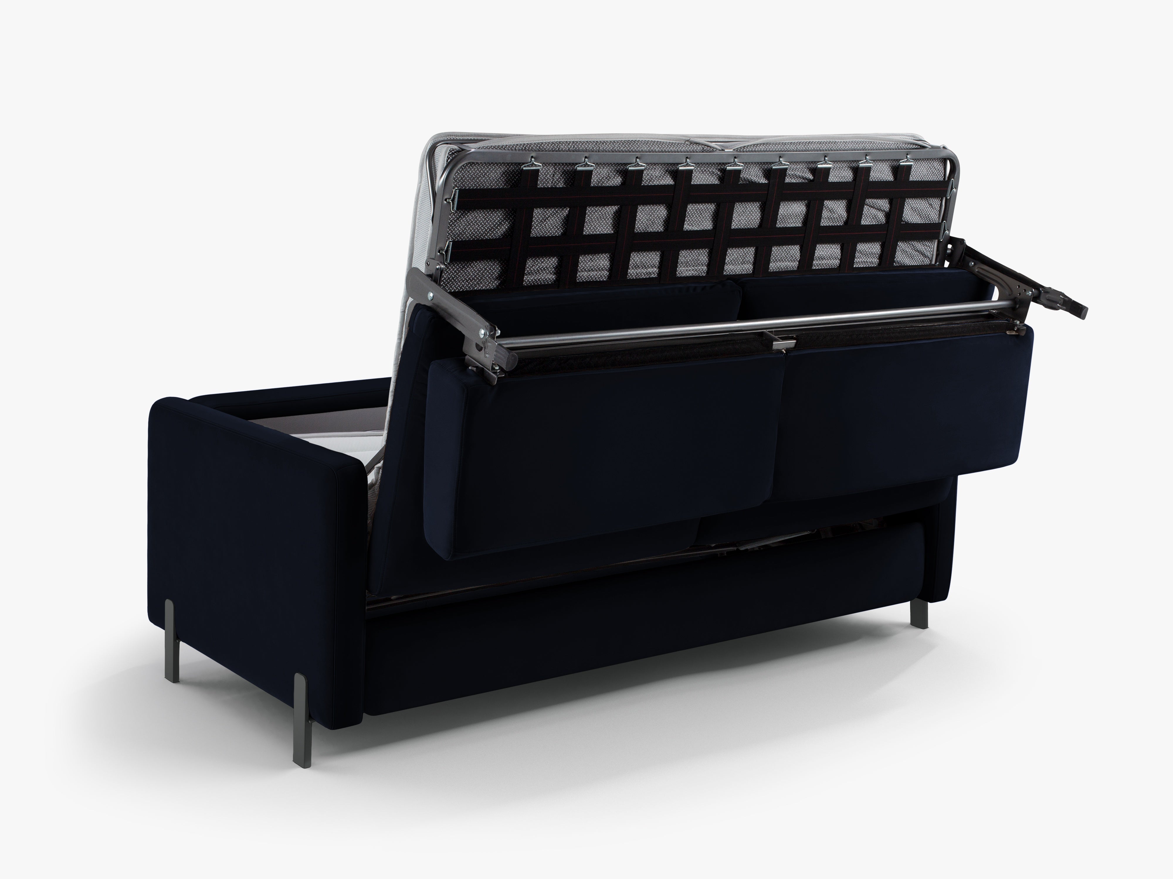 Velvet Sofa with Bed Function, "Gloria", 3 Seats, Royal Blue, 202x102x80
Made in Europe
