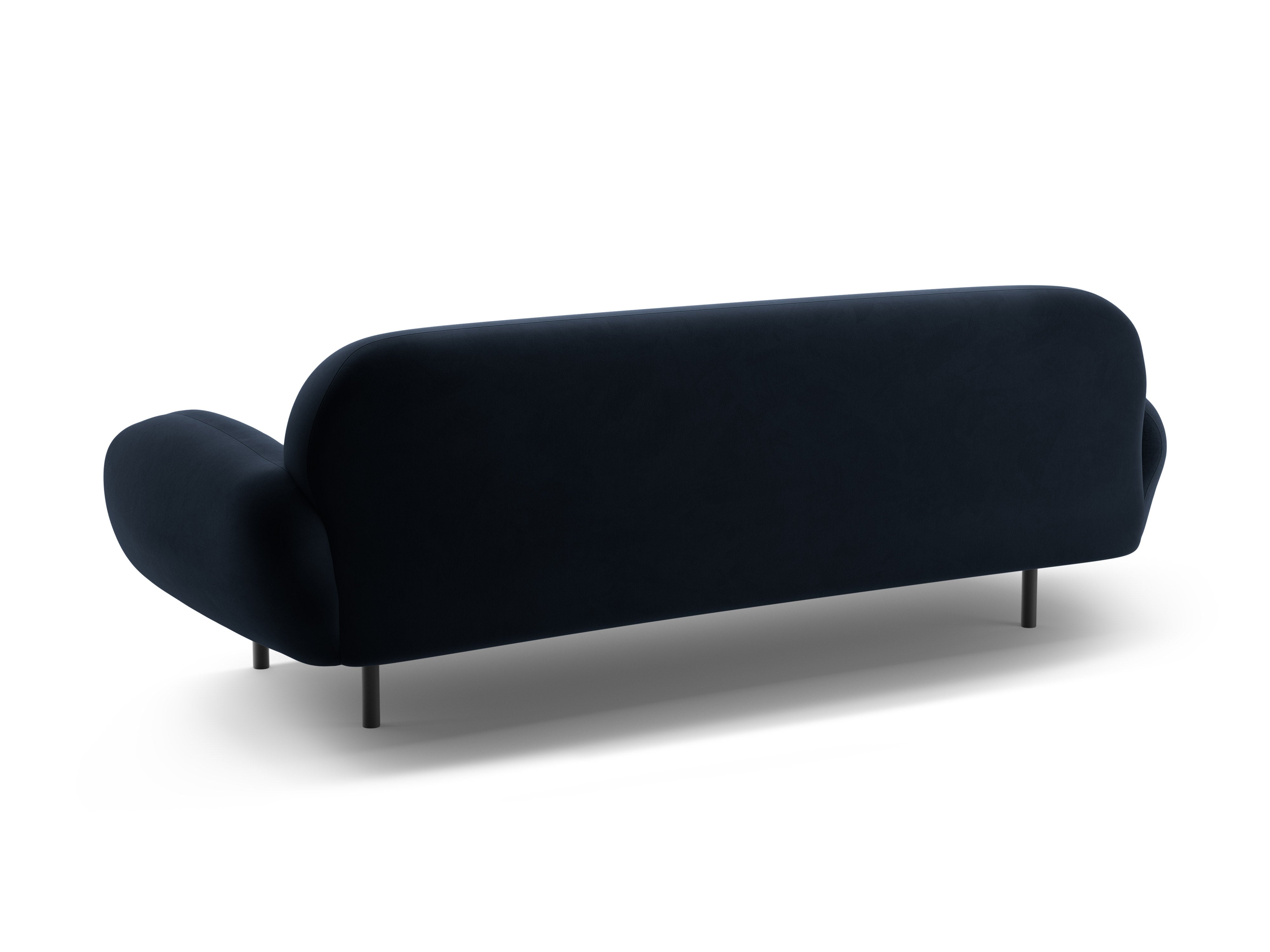 Velvet 3-Seater Sofa POPPY Royal Blue
