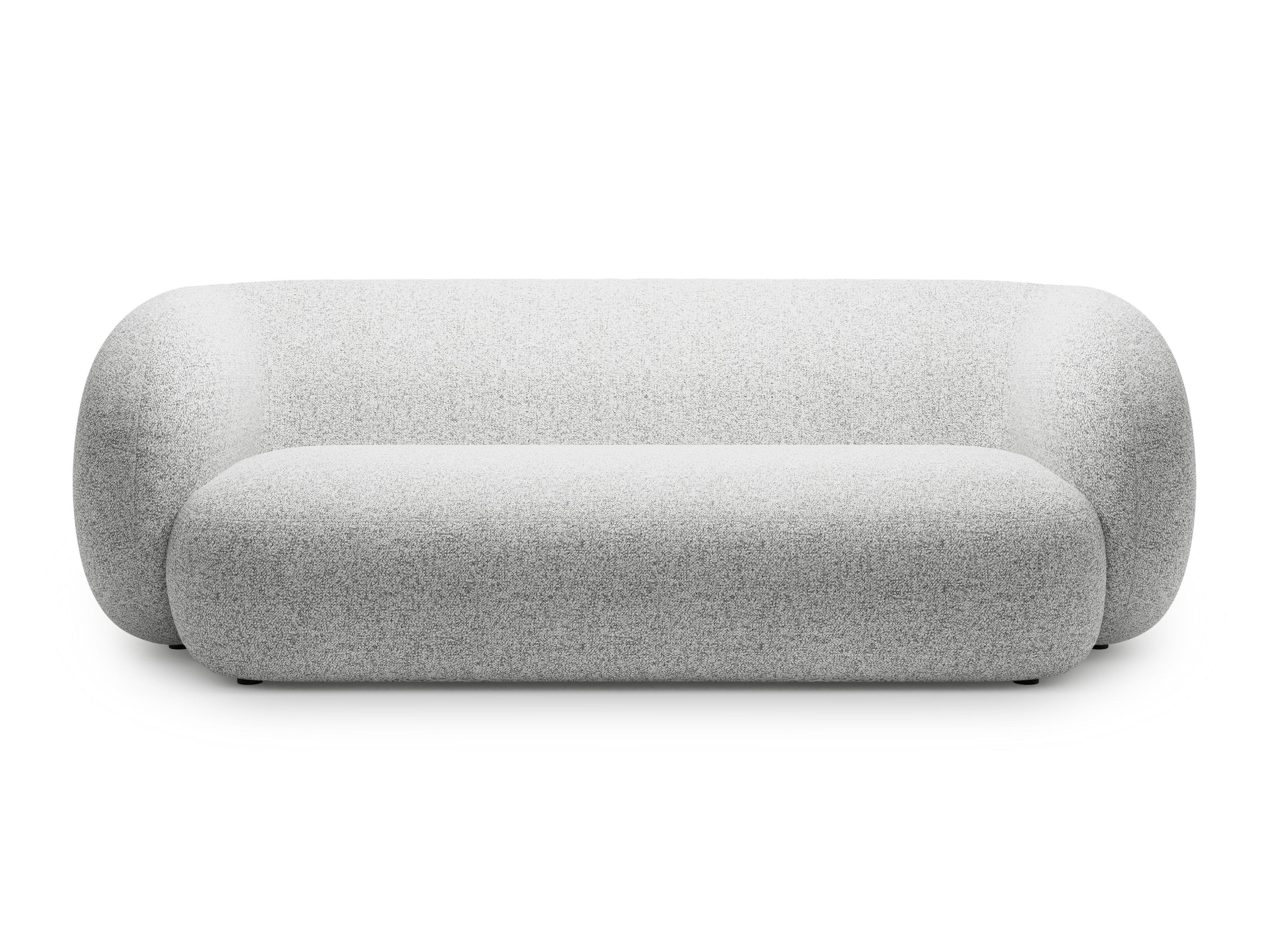 Sofa 3-Sitzer KATE hellgrau meliert [Monika] [Amelia spr]