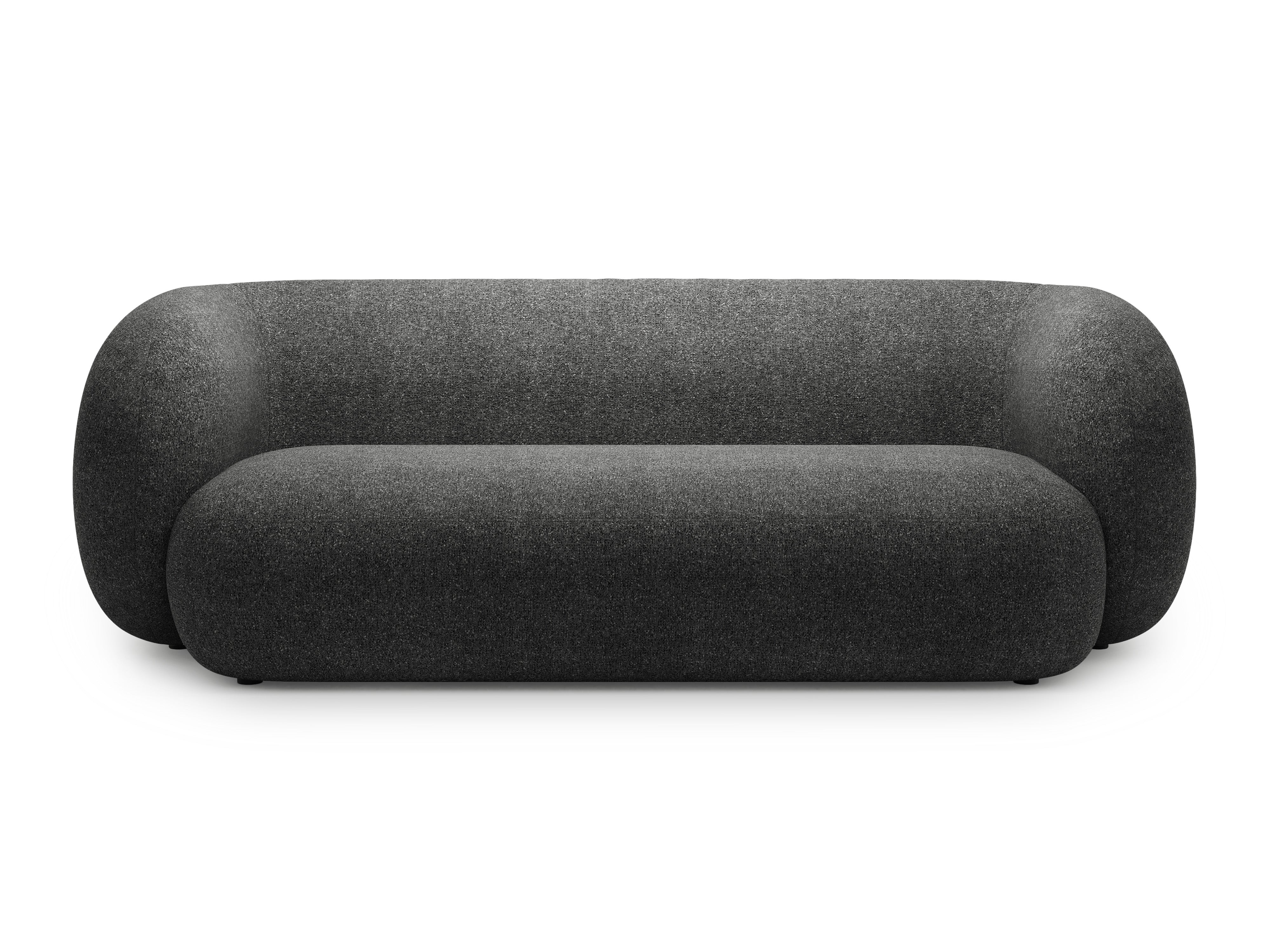 Sofa 3-Sitzer KATE dunkelgrau meliert [Monika] [Amelia spr]