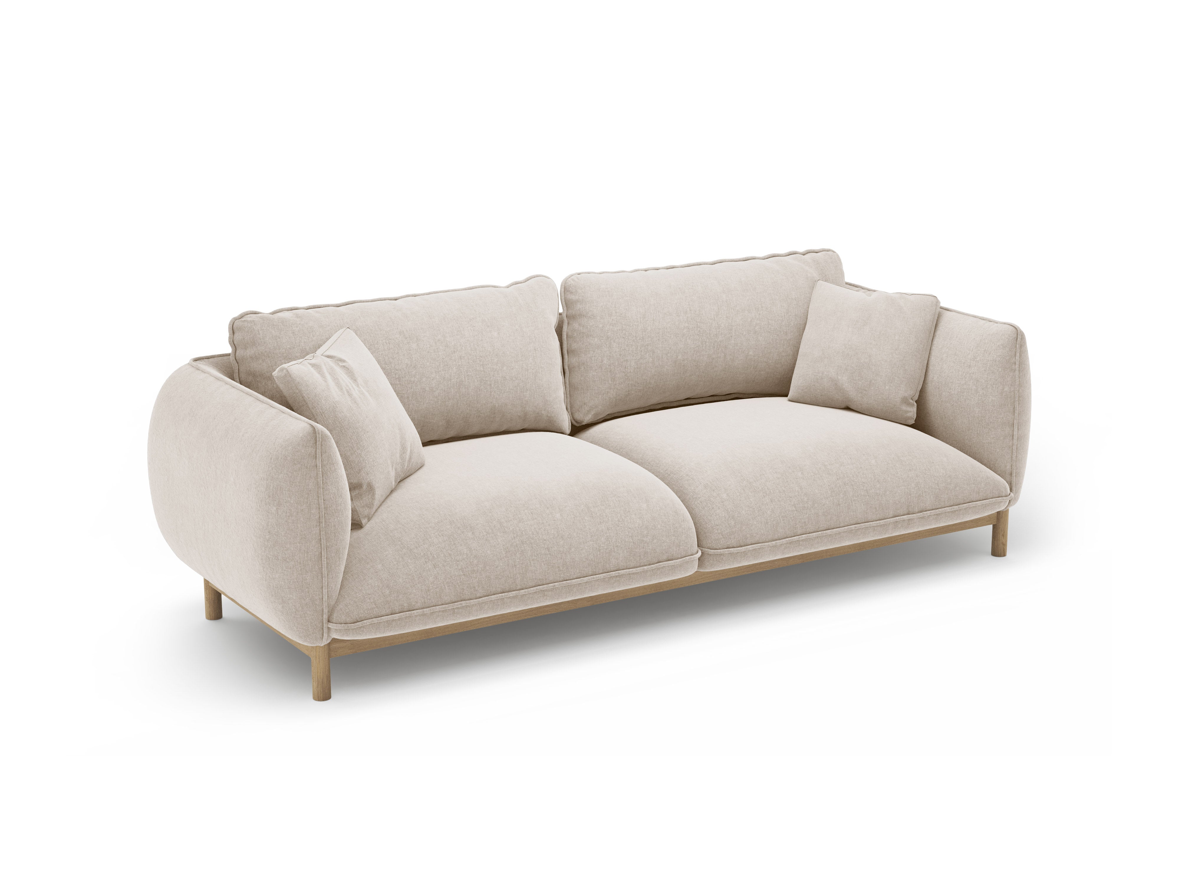 3-seater Sofa ADA light beige chenille