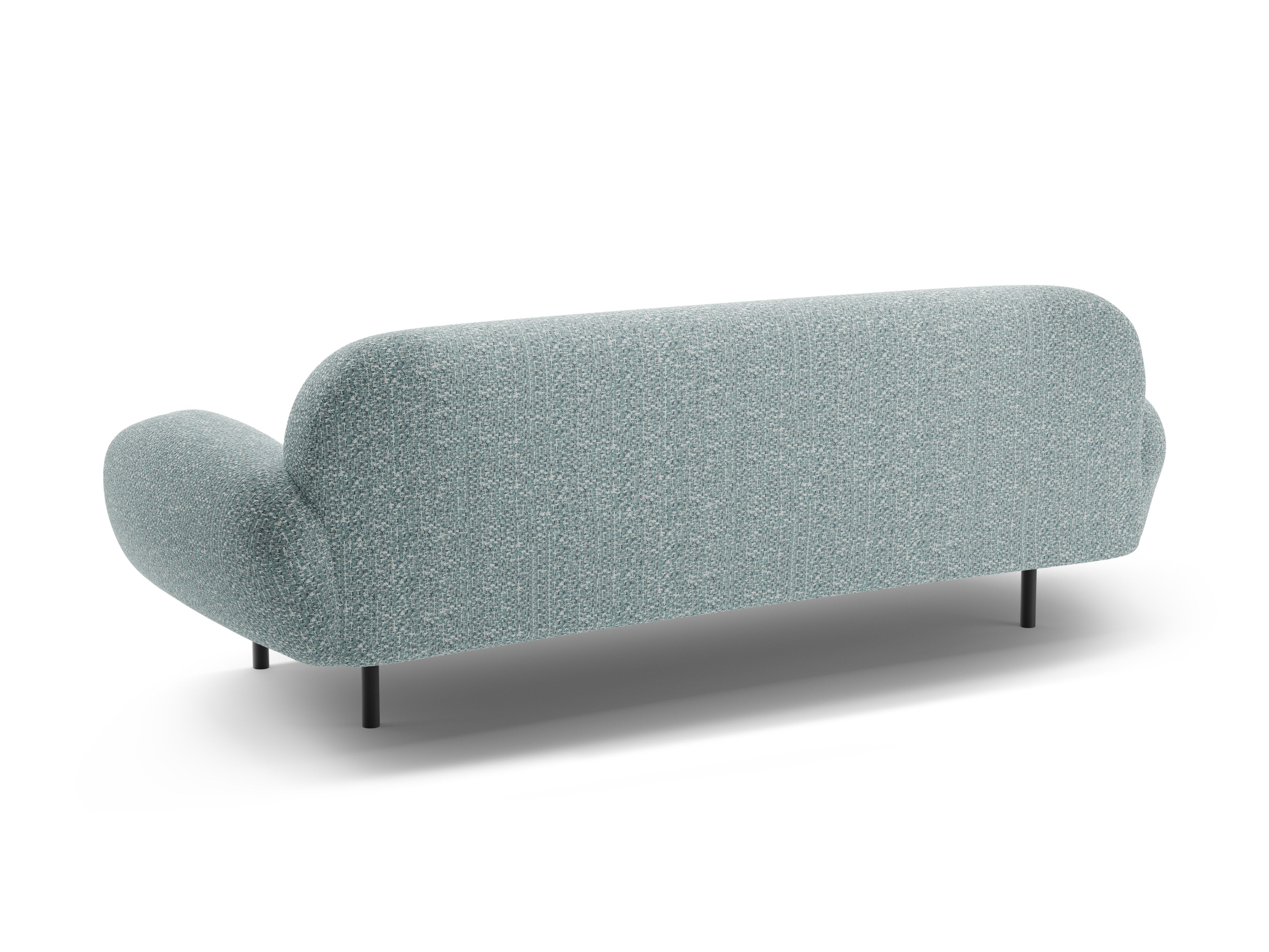 3-seater POPPY sofa muted blue chenille