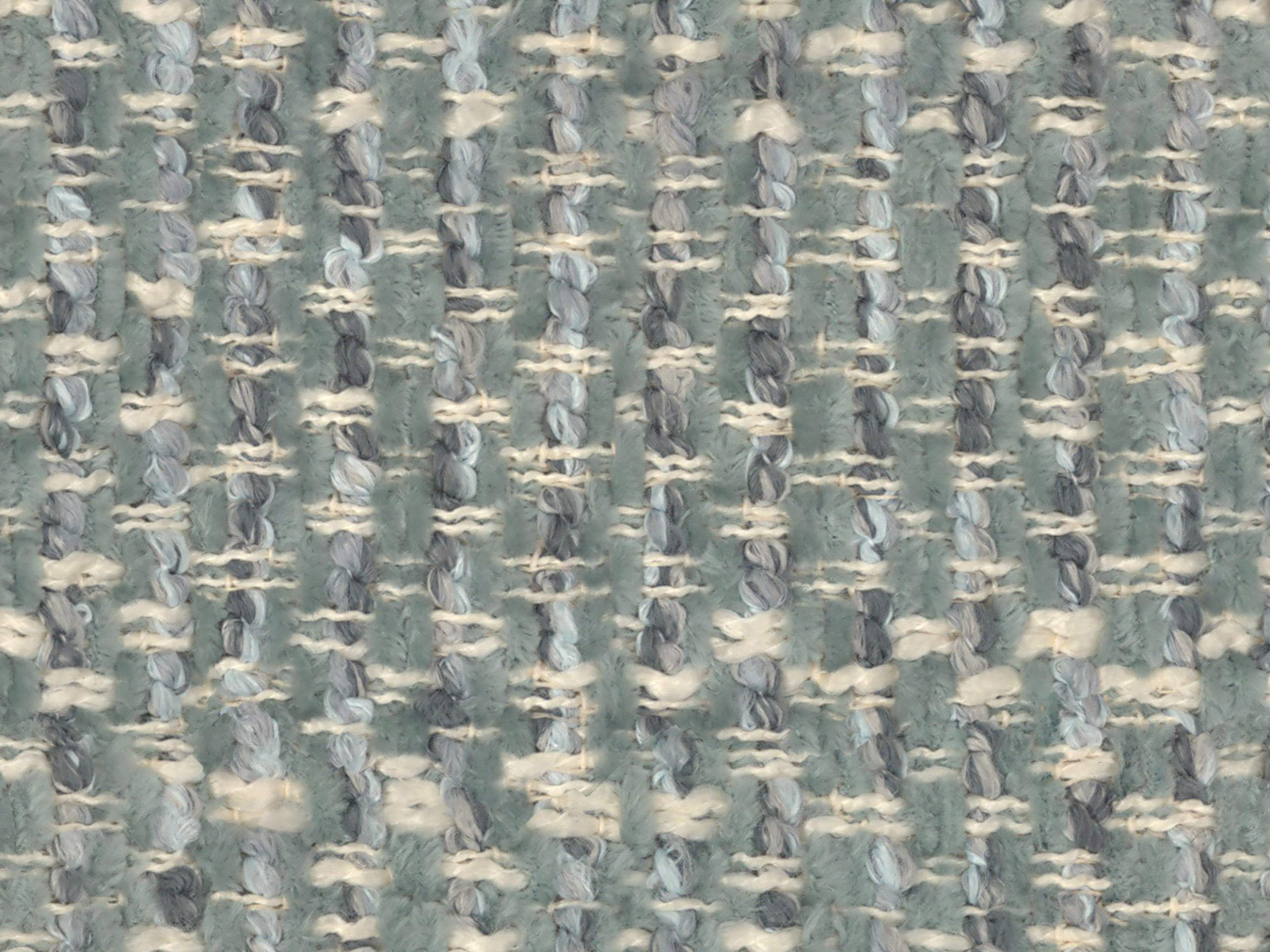 3-seater POPPY sofa muted blue chenille