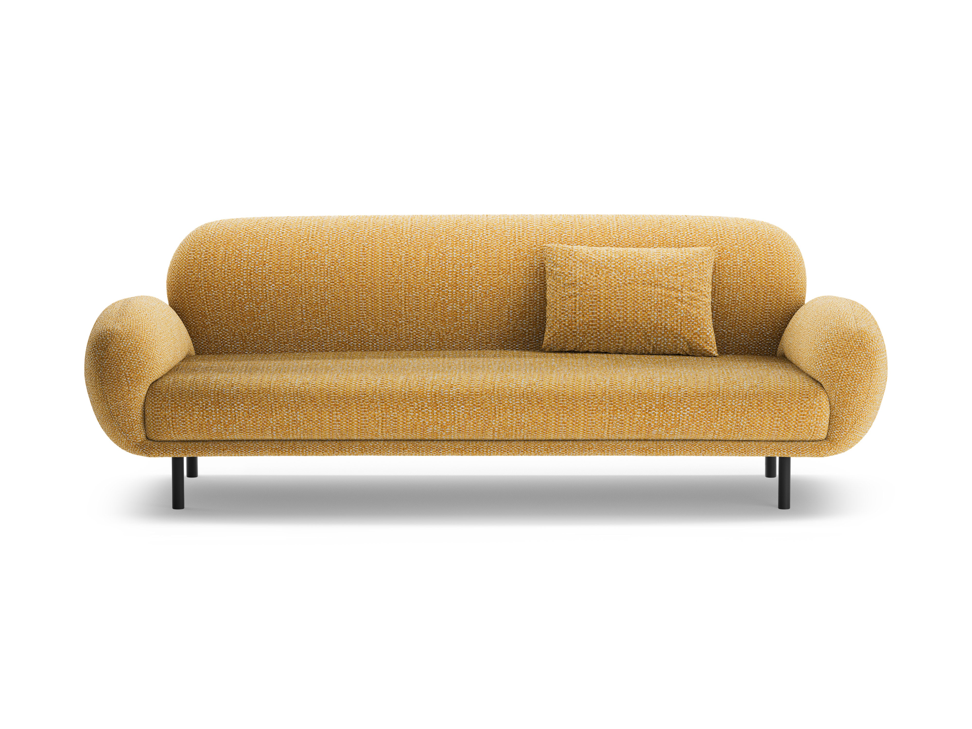 3-seater Sofa POPPY mustard chenille