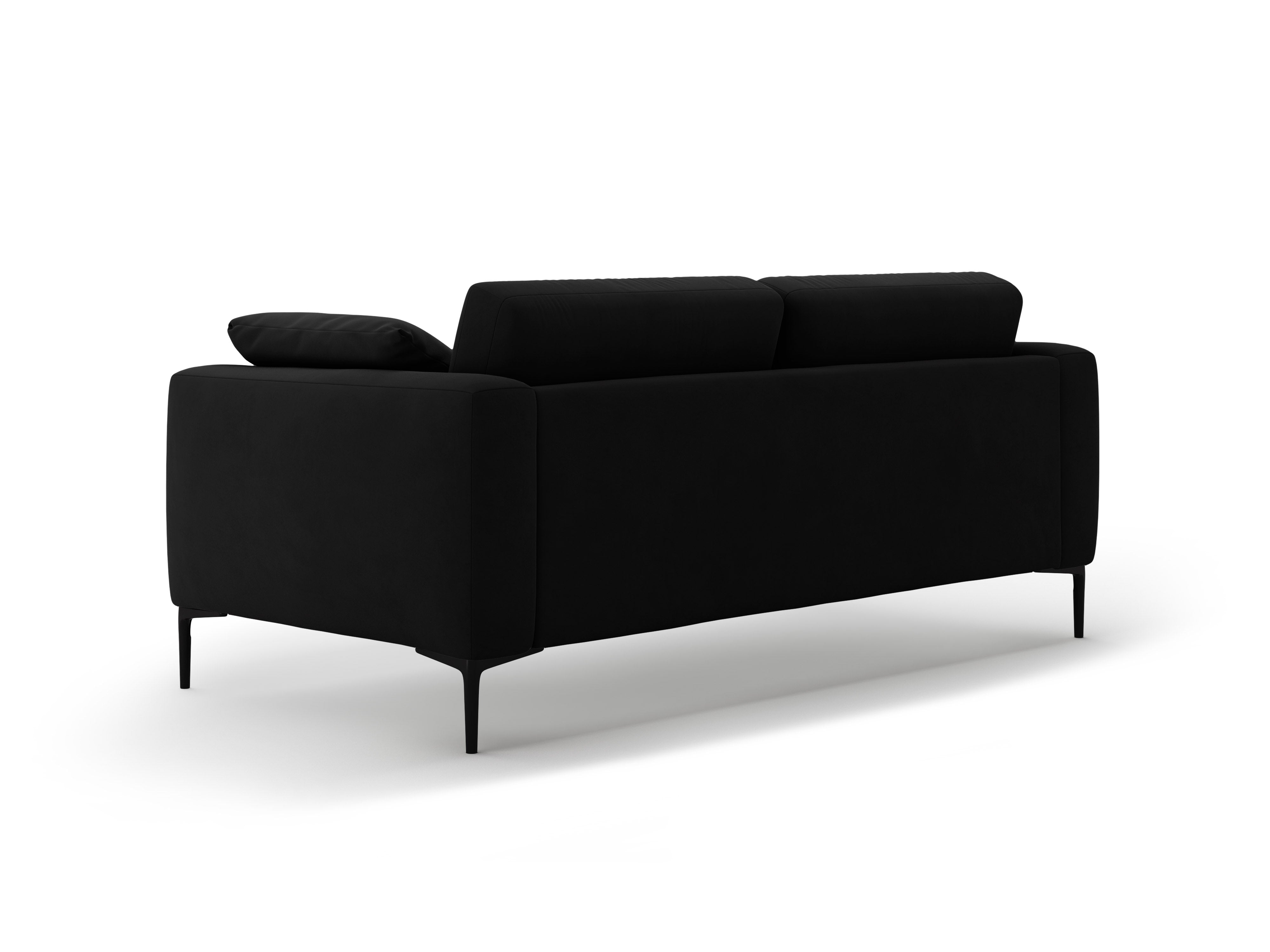 Velvet sofa 3-seater BEMY black