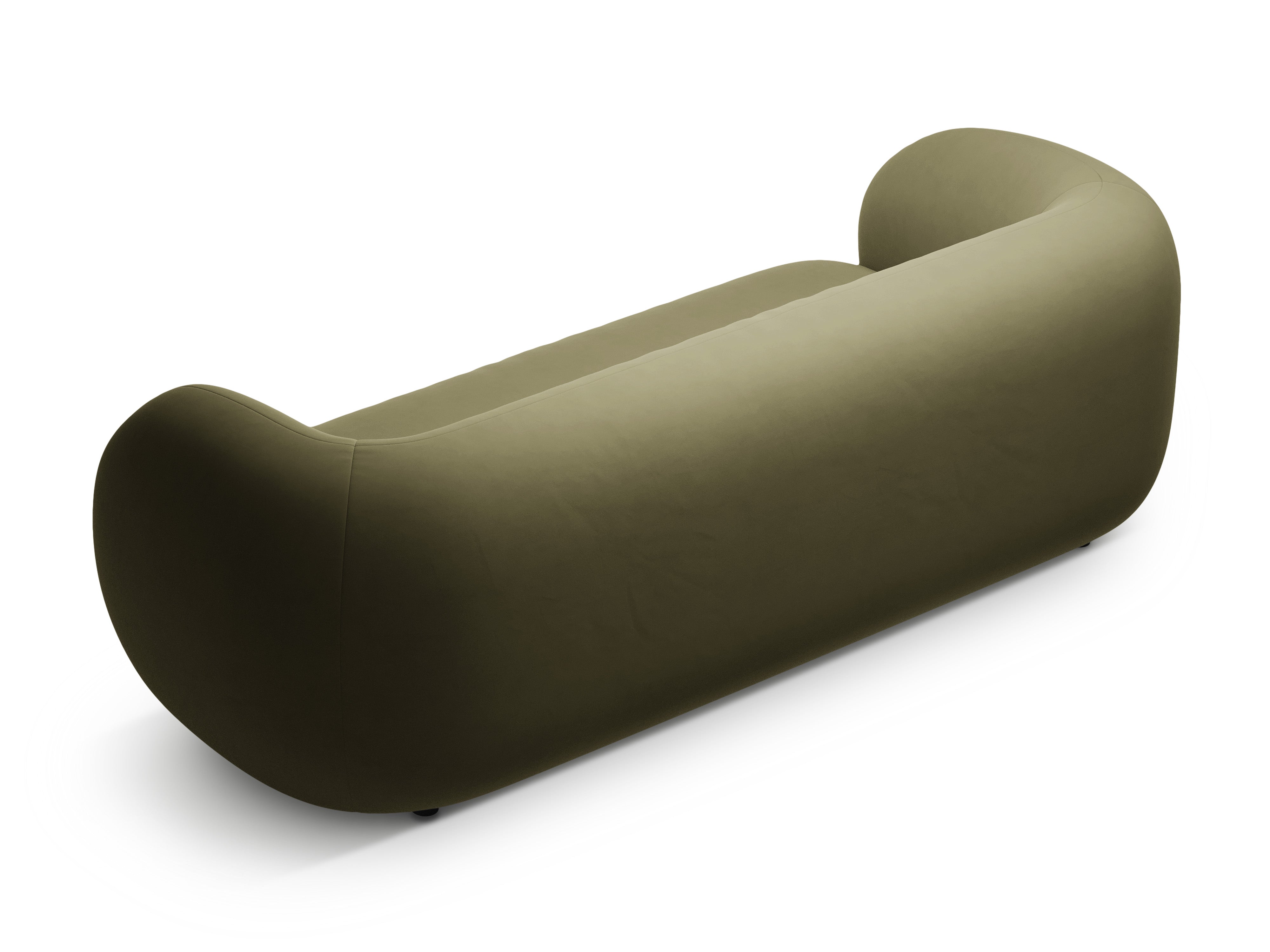Velvet 3-Seater Sofa KATE Green