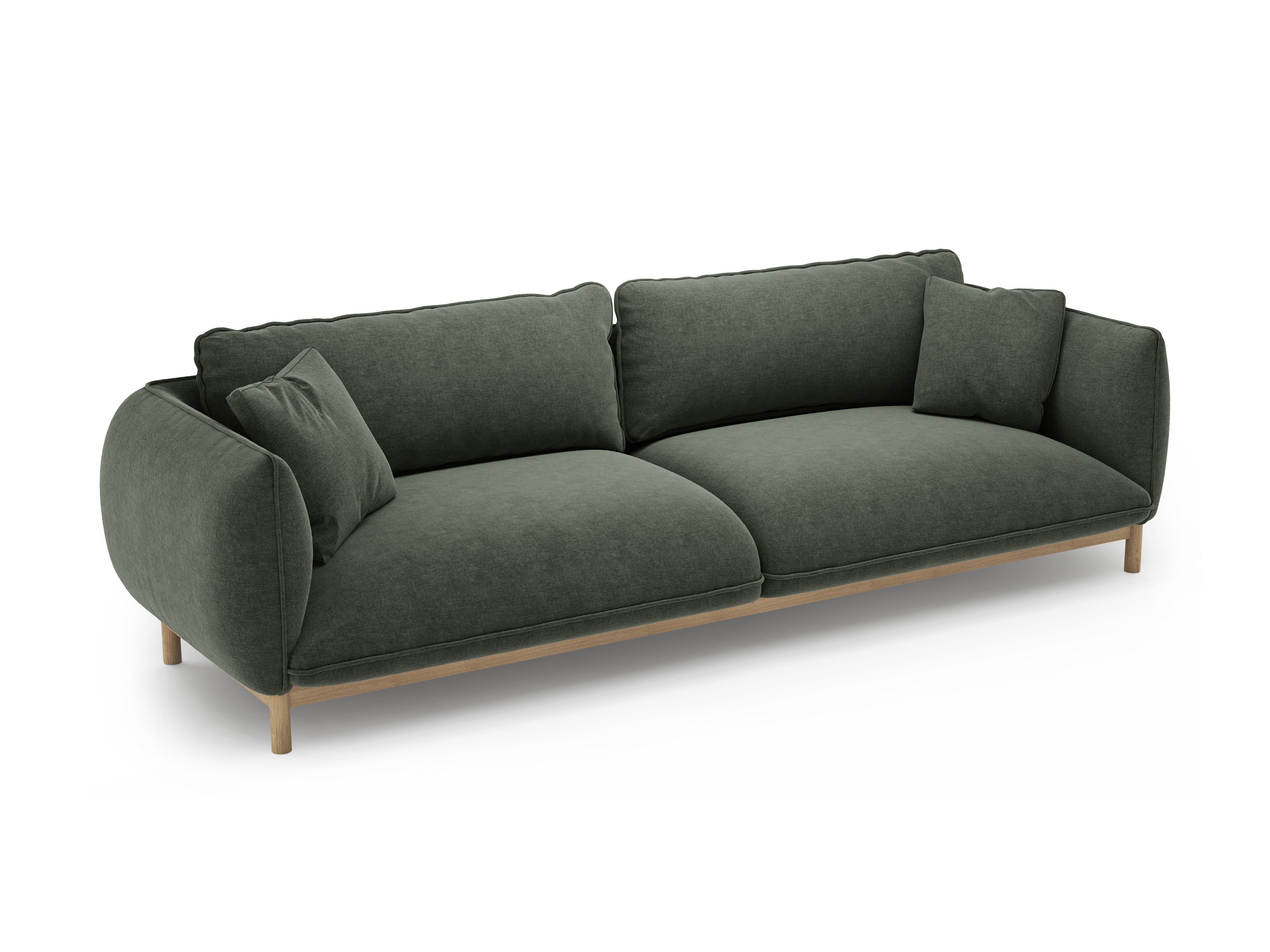 Sofa für 4 Personen ADA grün Chenille