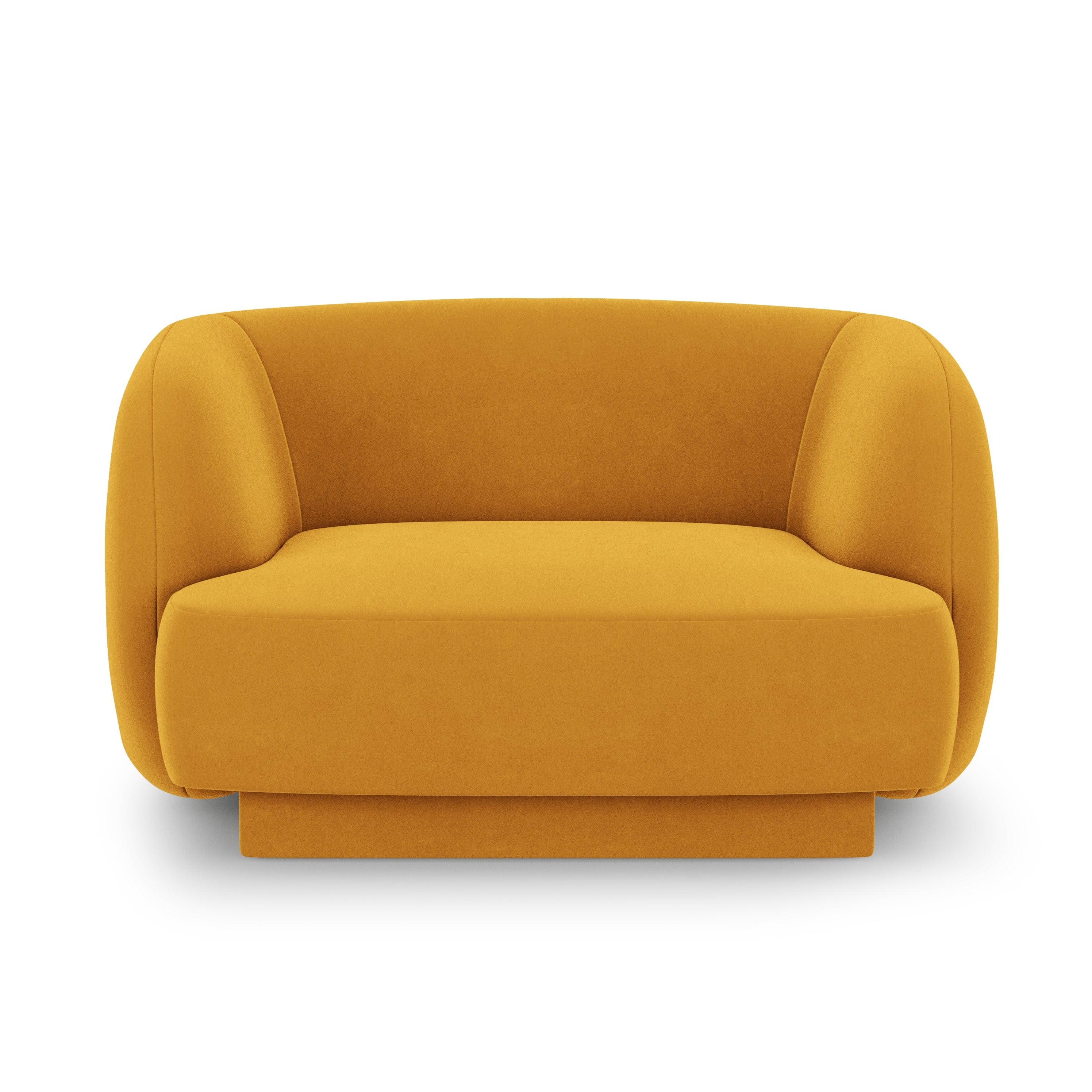 Fotel aksamitny MILEY żółty Micadoni    Eye on Design