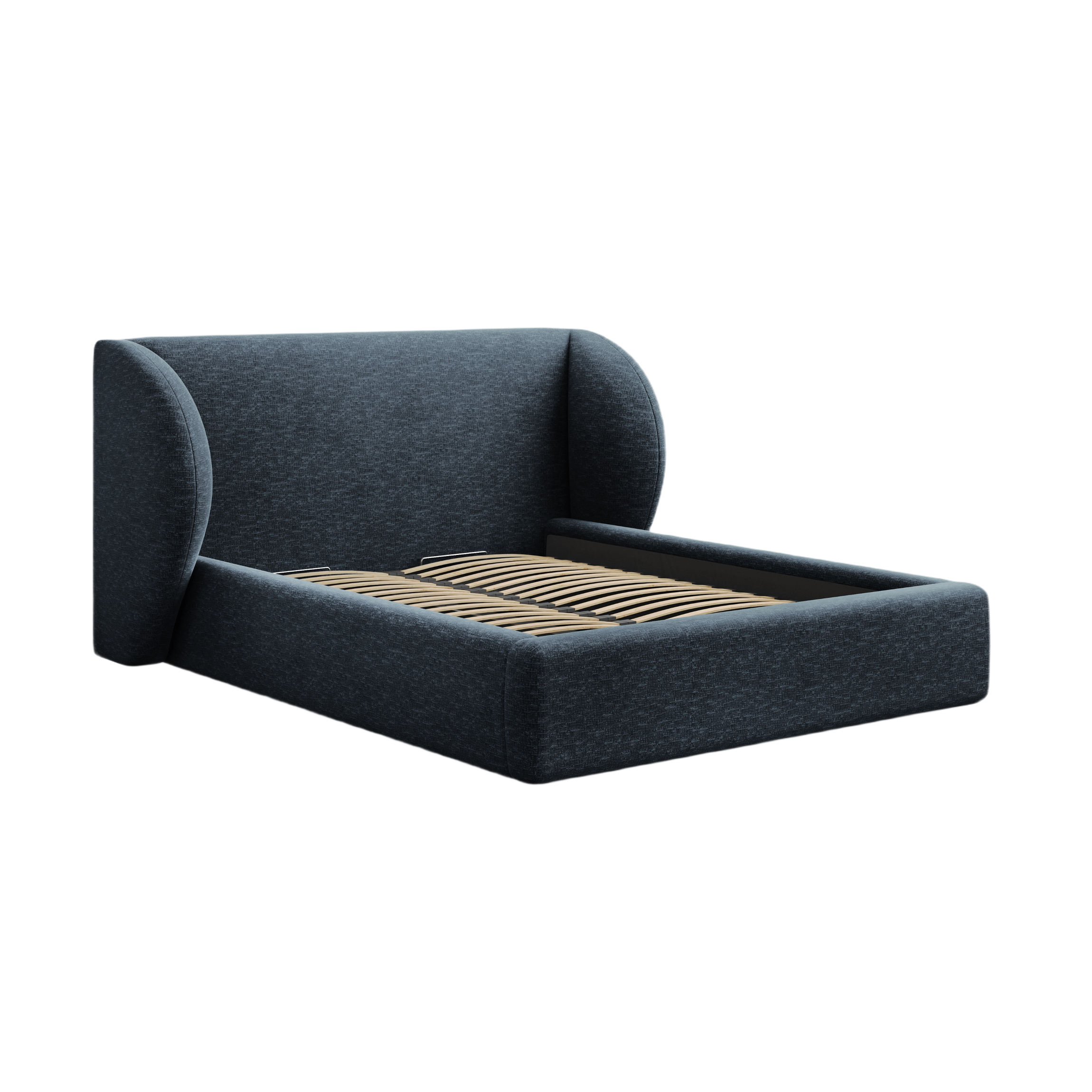 MILEY bed royal blue chenille silky [Monika] [Julia spr]