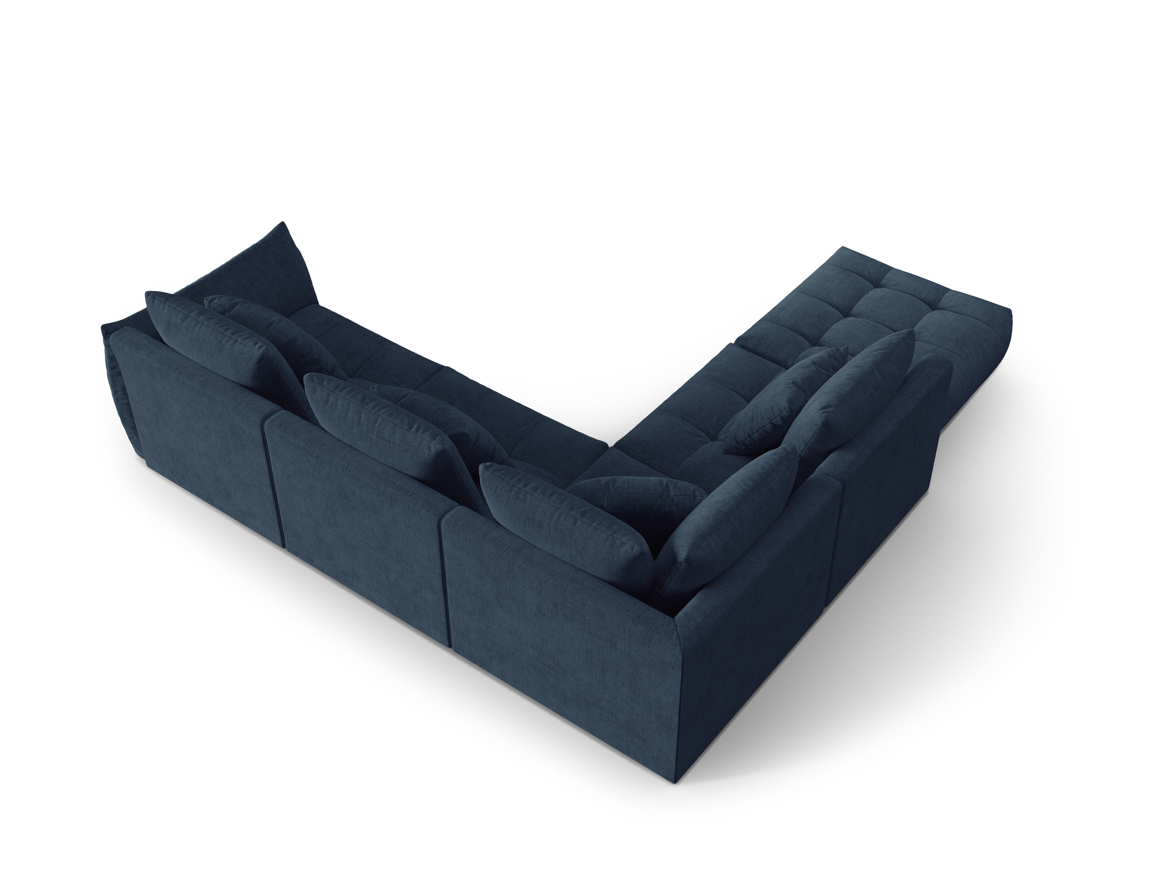 Modular Left Corner Sofa, "Bloom", 4 Seats, Dark Blue, 316x310x95
Made in Europe