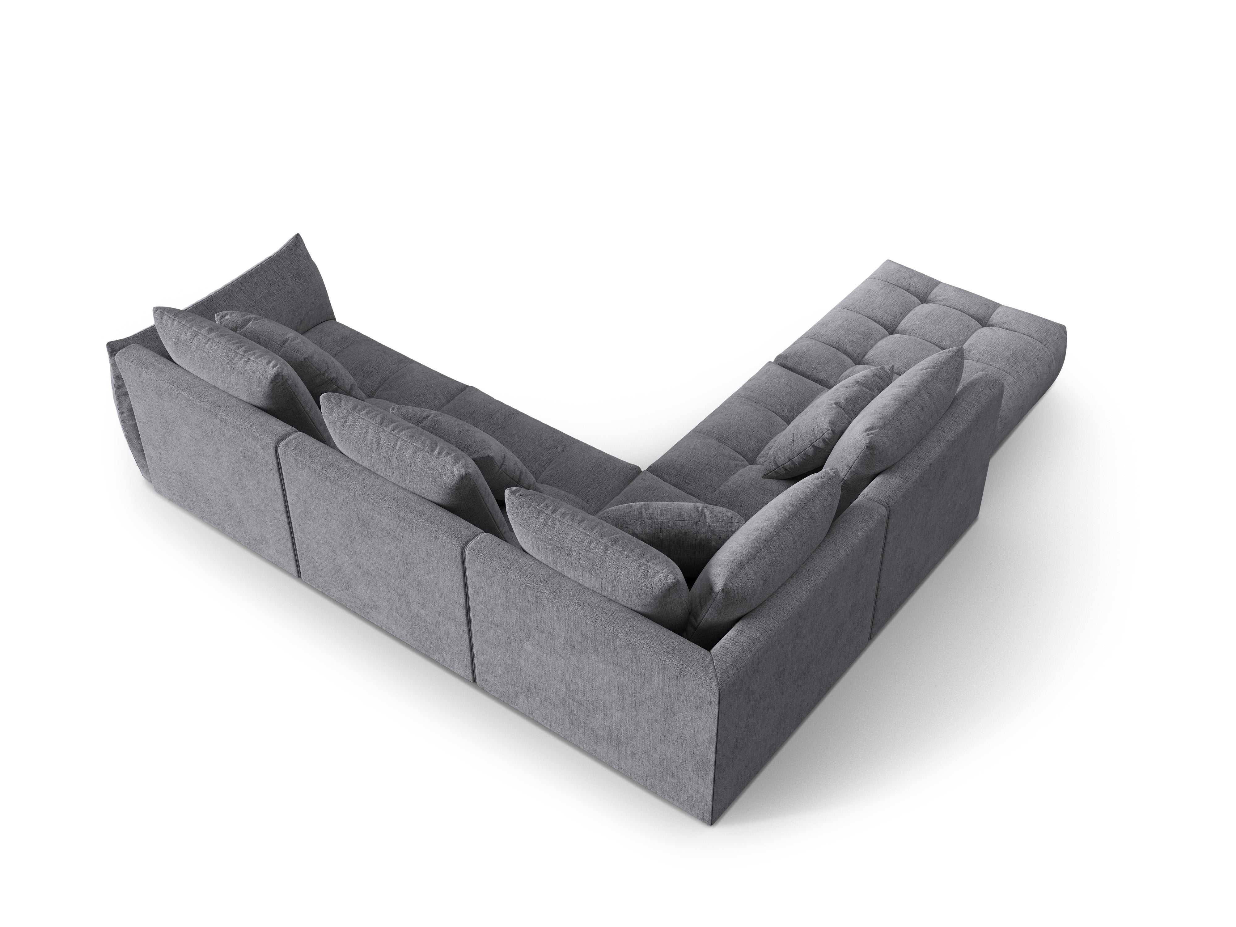 Modular Left Corner Sofa, "Bloom", 4 Seats, Gray, 316x310x95
Made in Europe
