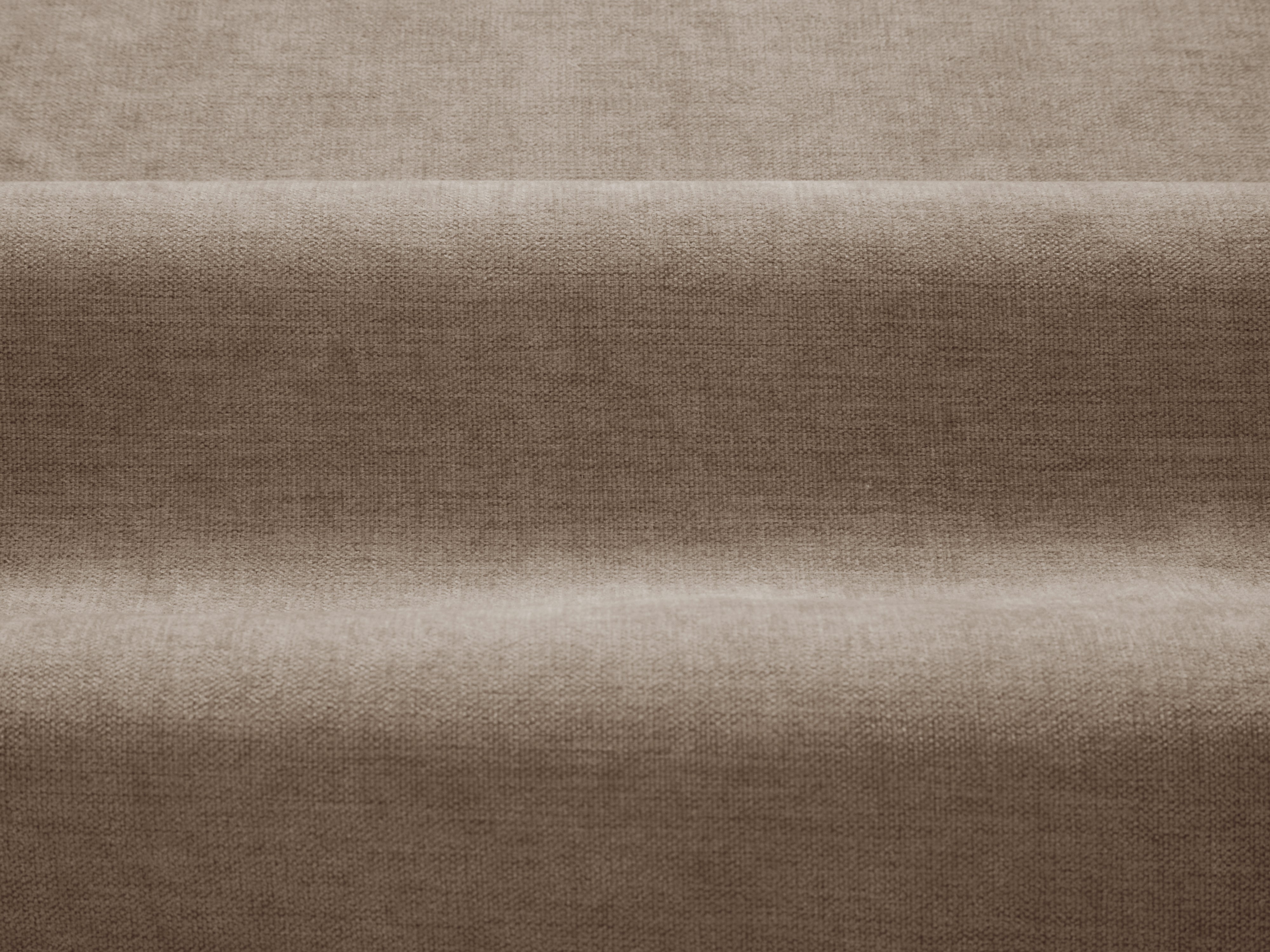 Linksseitige Eckcouch ADA sandfarbener Chenille