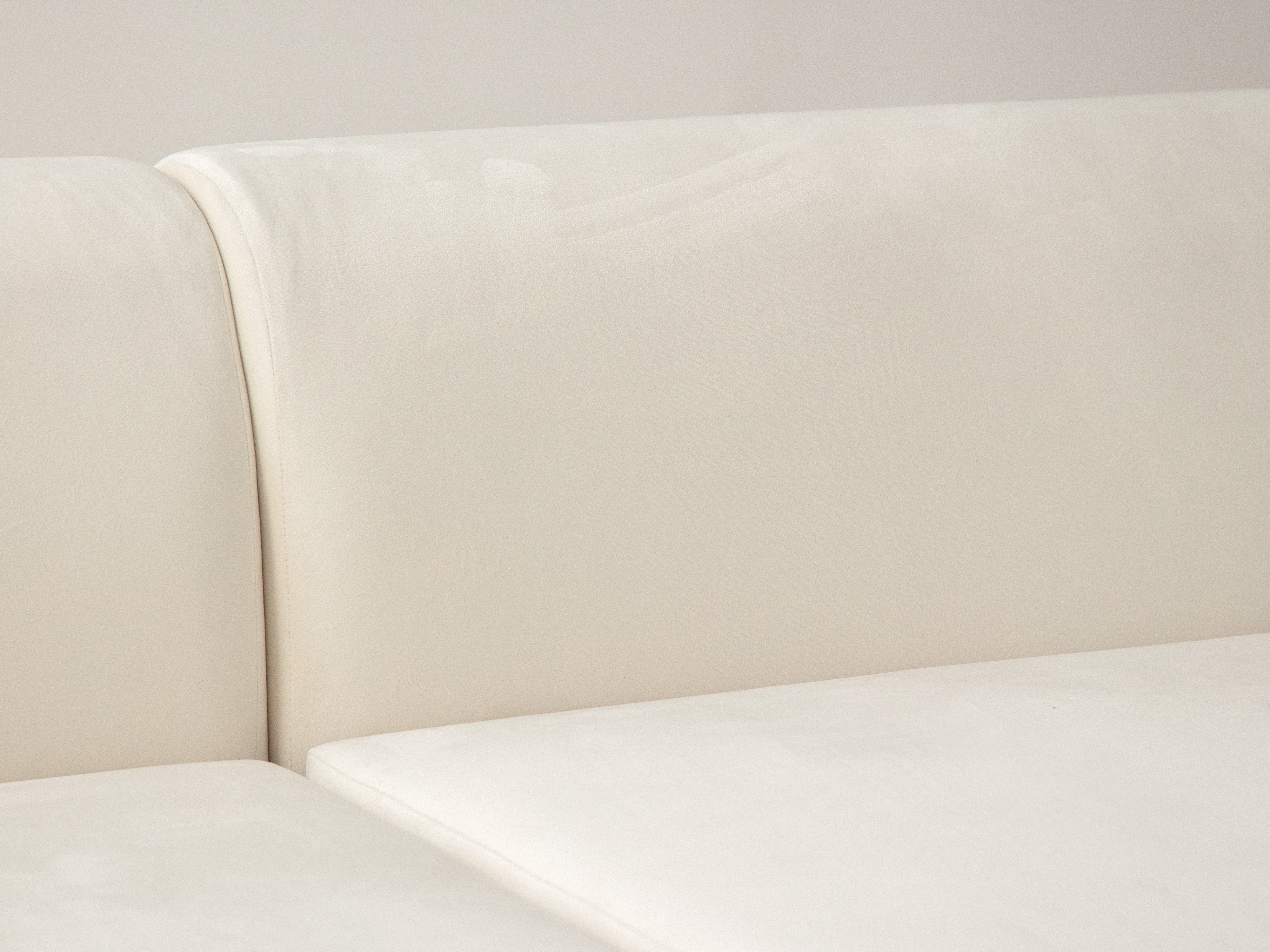 Right-facing 6-seater corner sofa MILEY black chenille