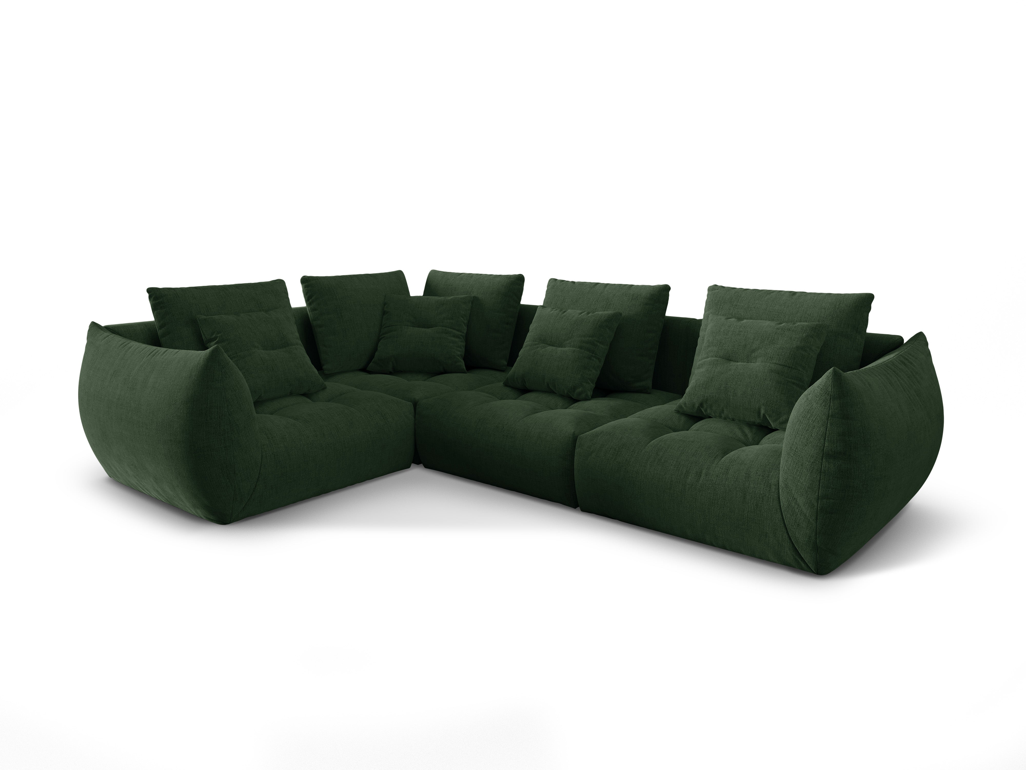 Modulares linke Ecksofa, "Bloom", 3 Sitze, Moss Green, 316x216x95
In Europa gemacht