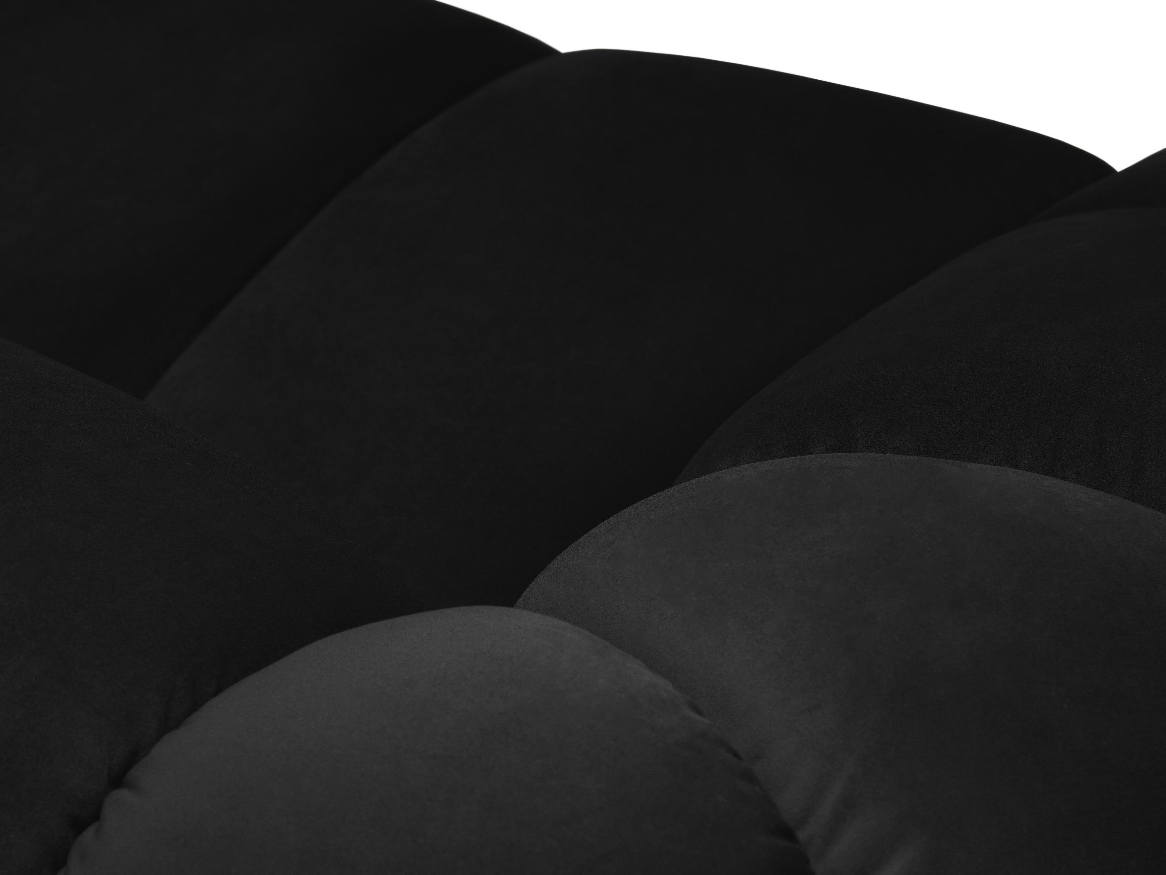 Velvet Linksecke Sofa, "Diana", 3 Sitze, schwarz, 294x182x72
In Europa gemacht
