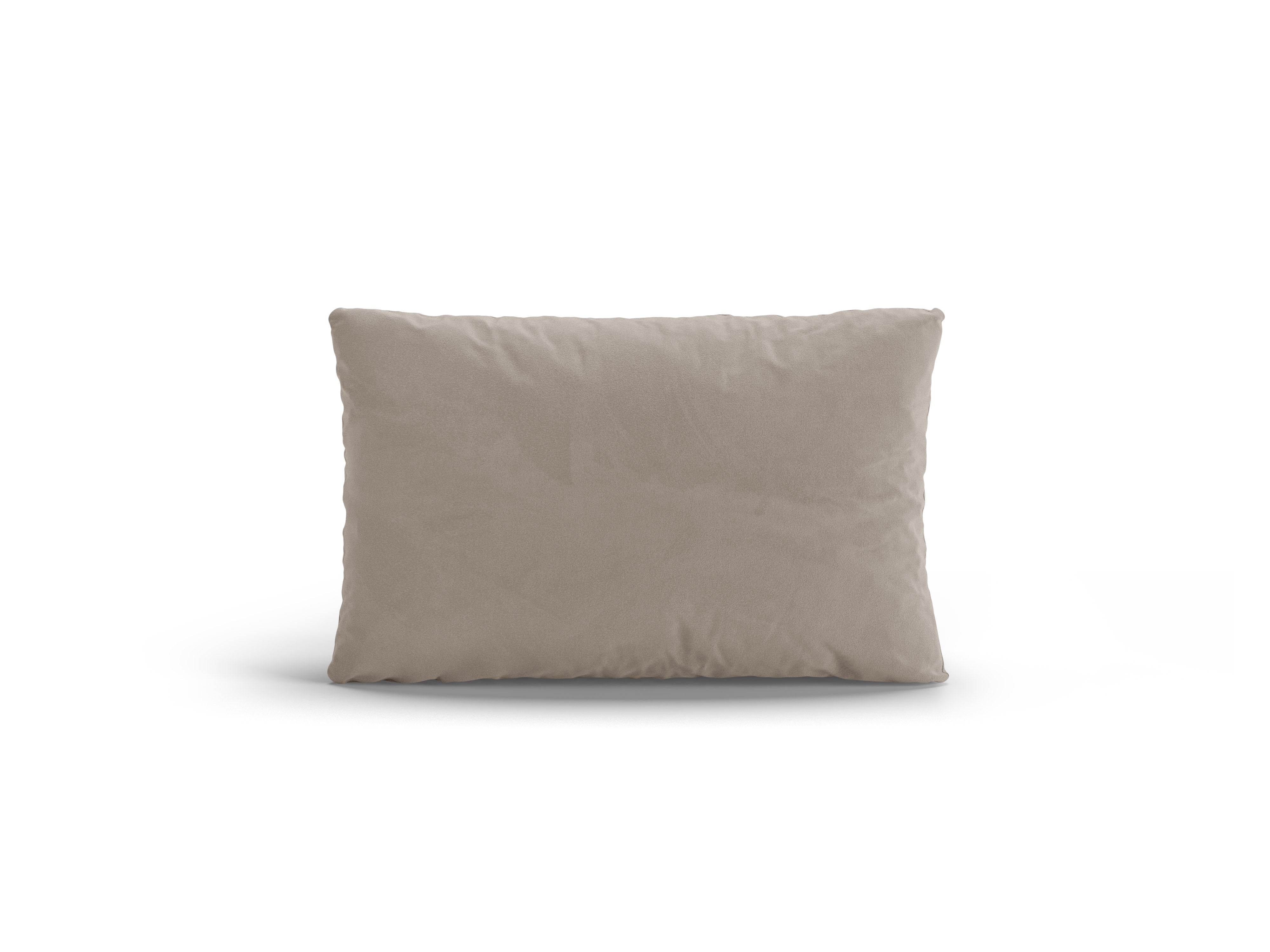 Velvet Cushion POPPY Light Beige