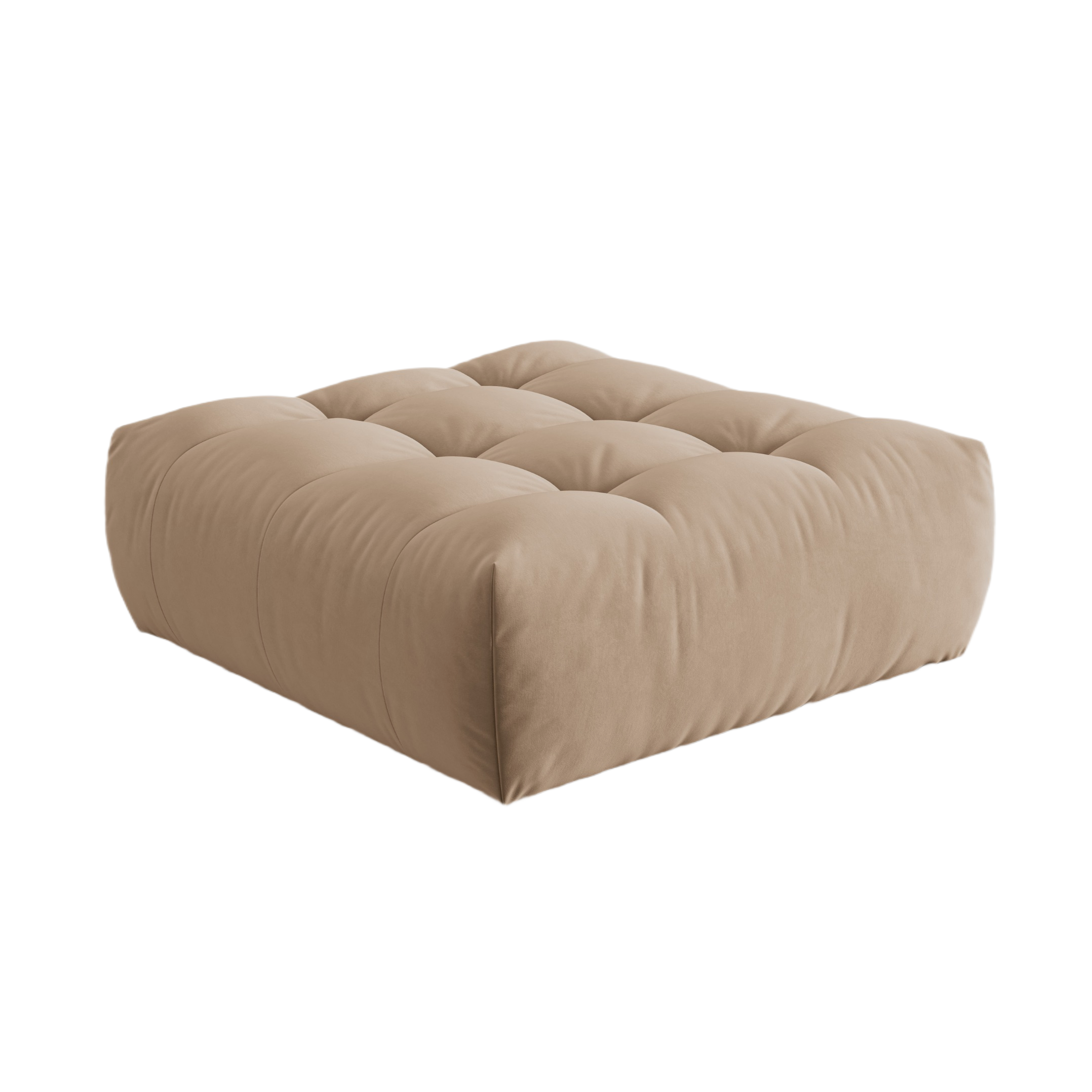 Velvet Ponuf, "Bloom", 1 Seat, Sand, 110x101x42
Made in Europe