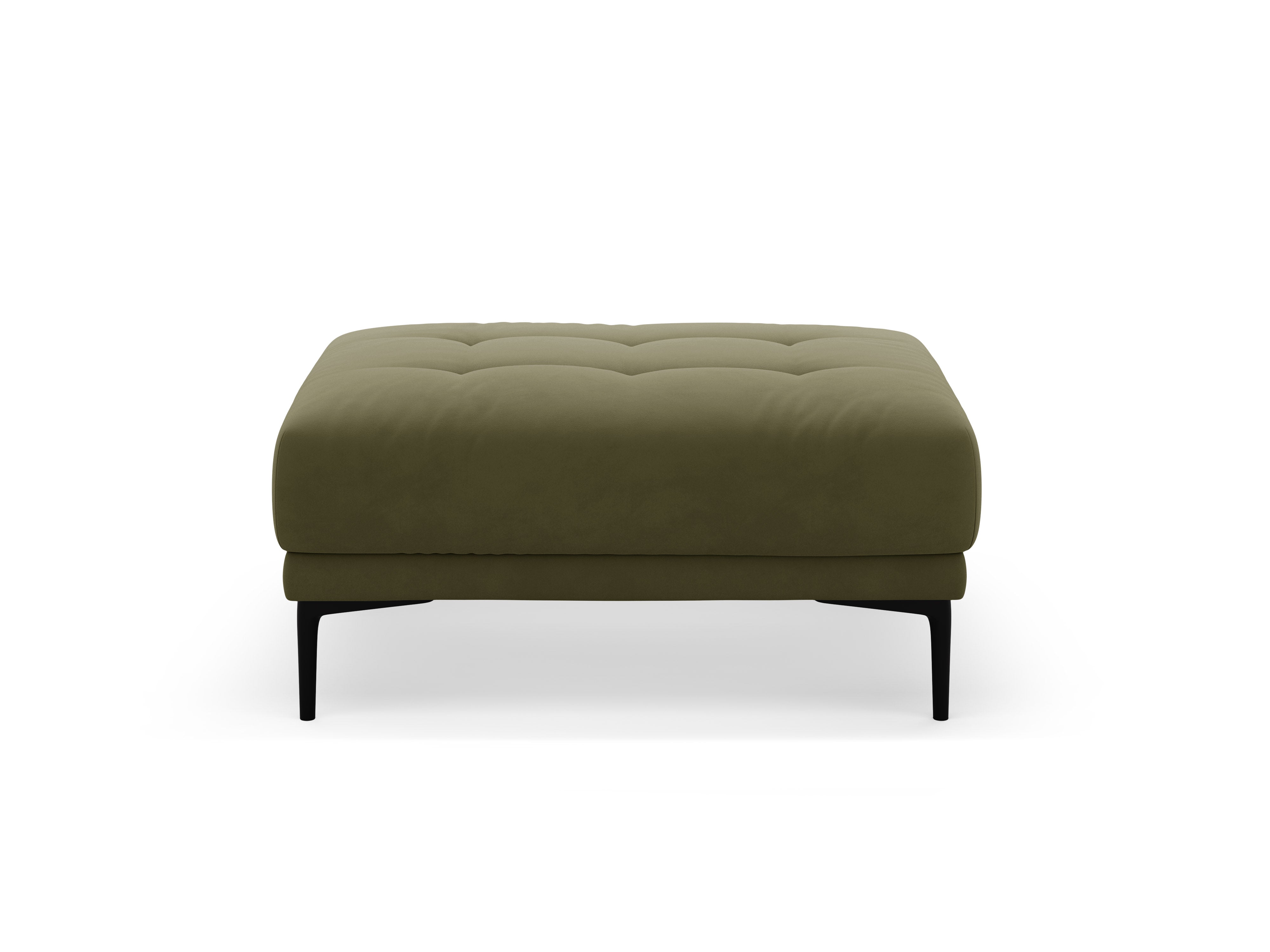 Green Velvet Pouf BEMY