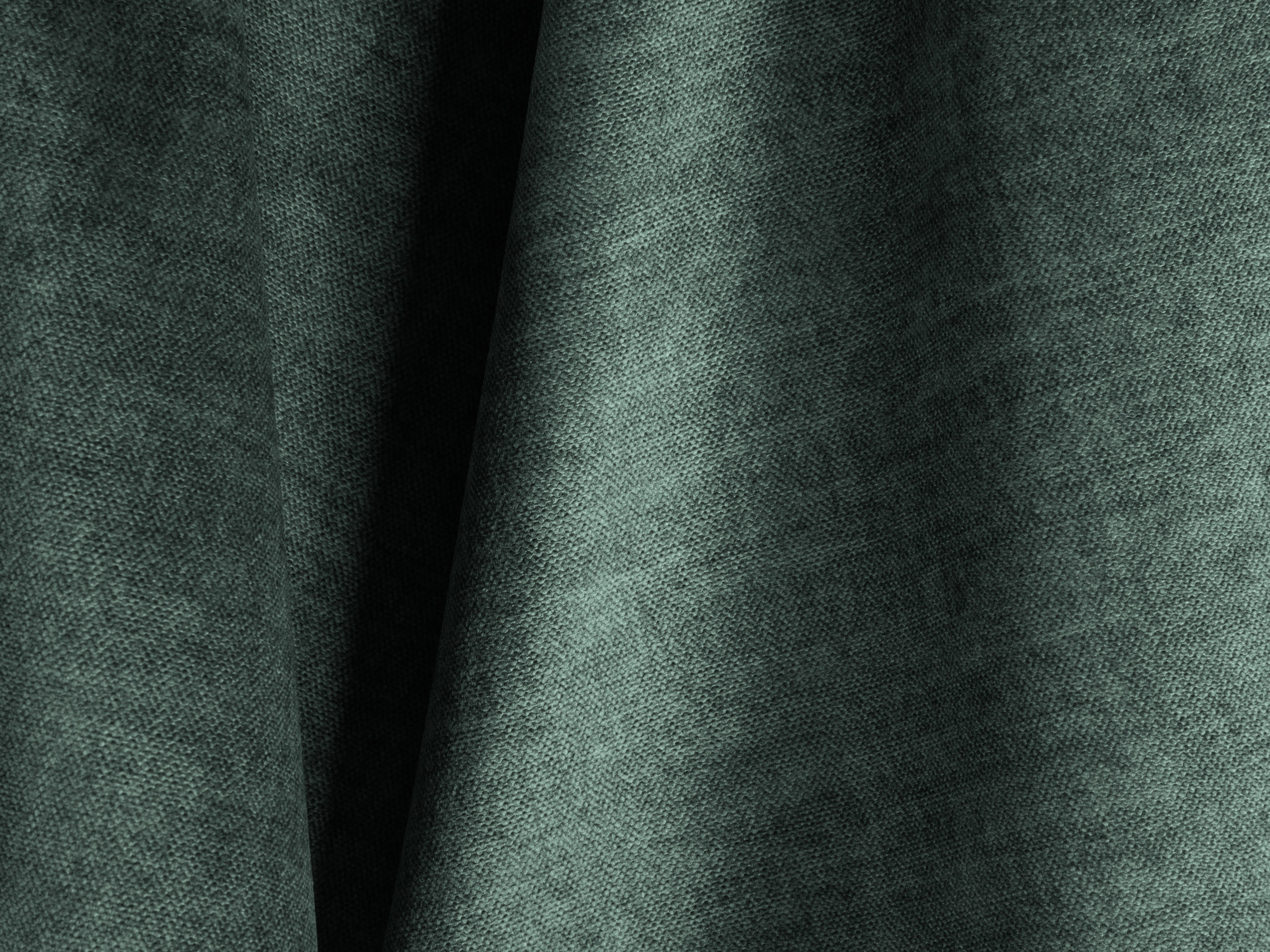 Right -sided velvet corner with Ella Petrol sleeping function