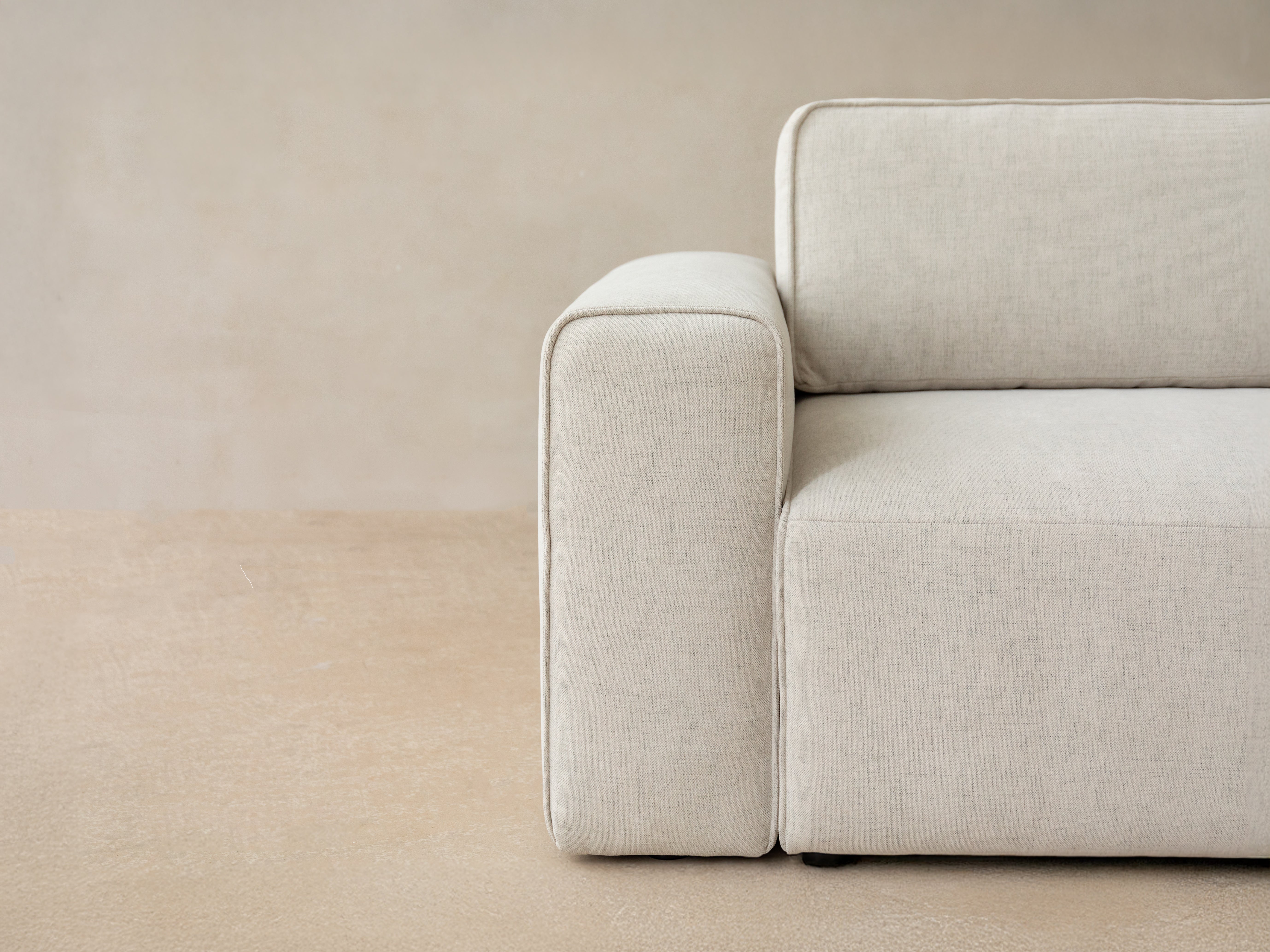 Samt-Ecksofa linksseitig 3-sitzig mit Schlaffunktion VICTOR blau