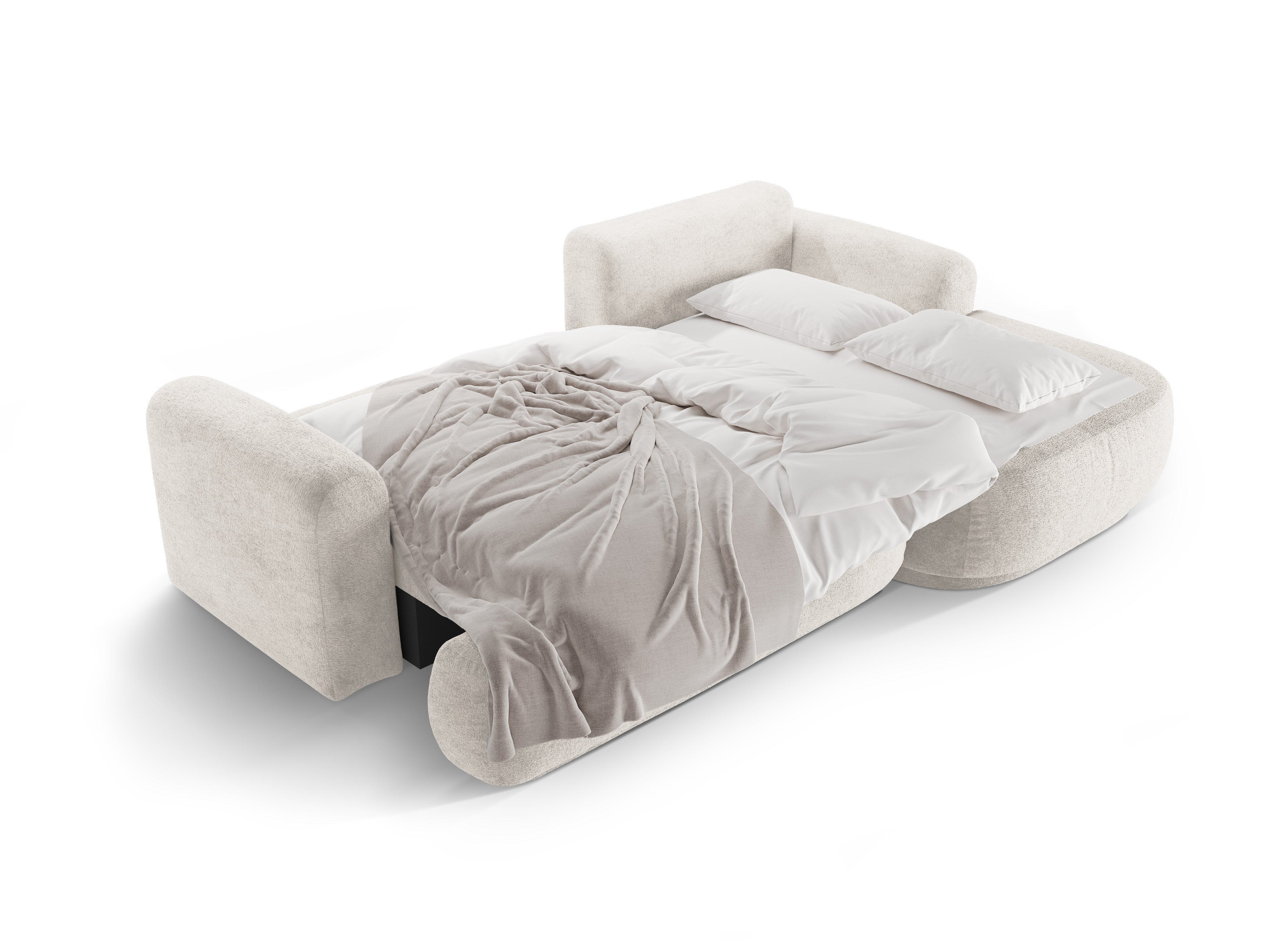 Right -sided corner with Ella Szarobeżowy sleeping function