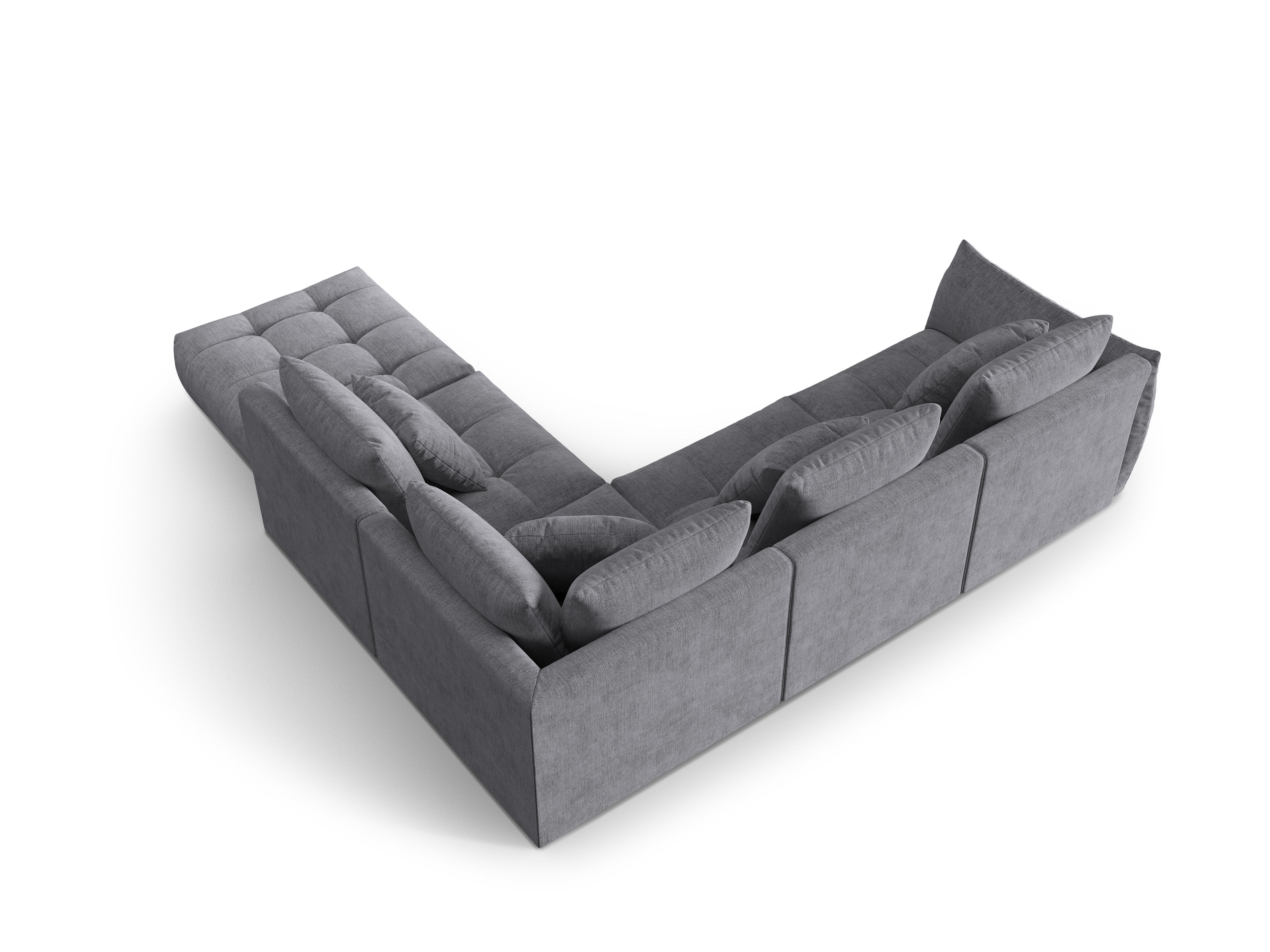 Modular Right Corner Sofa, "Bloom", 4 Seats, Gray, 316x310x95
Made in Europe
