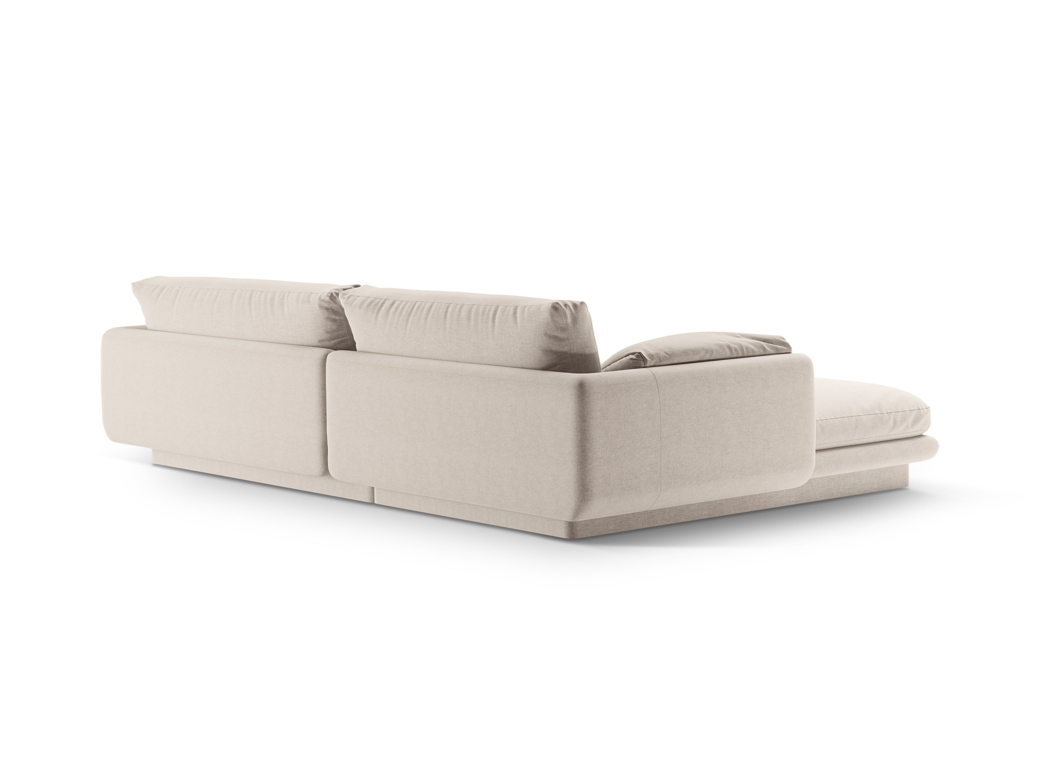Rechtsseitige Ecke des 4-Personen-leichten Beige-Torinos