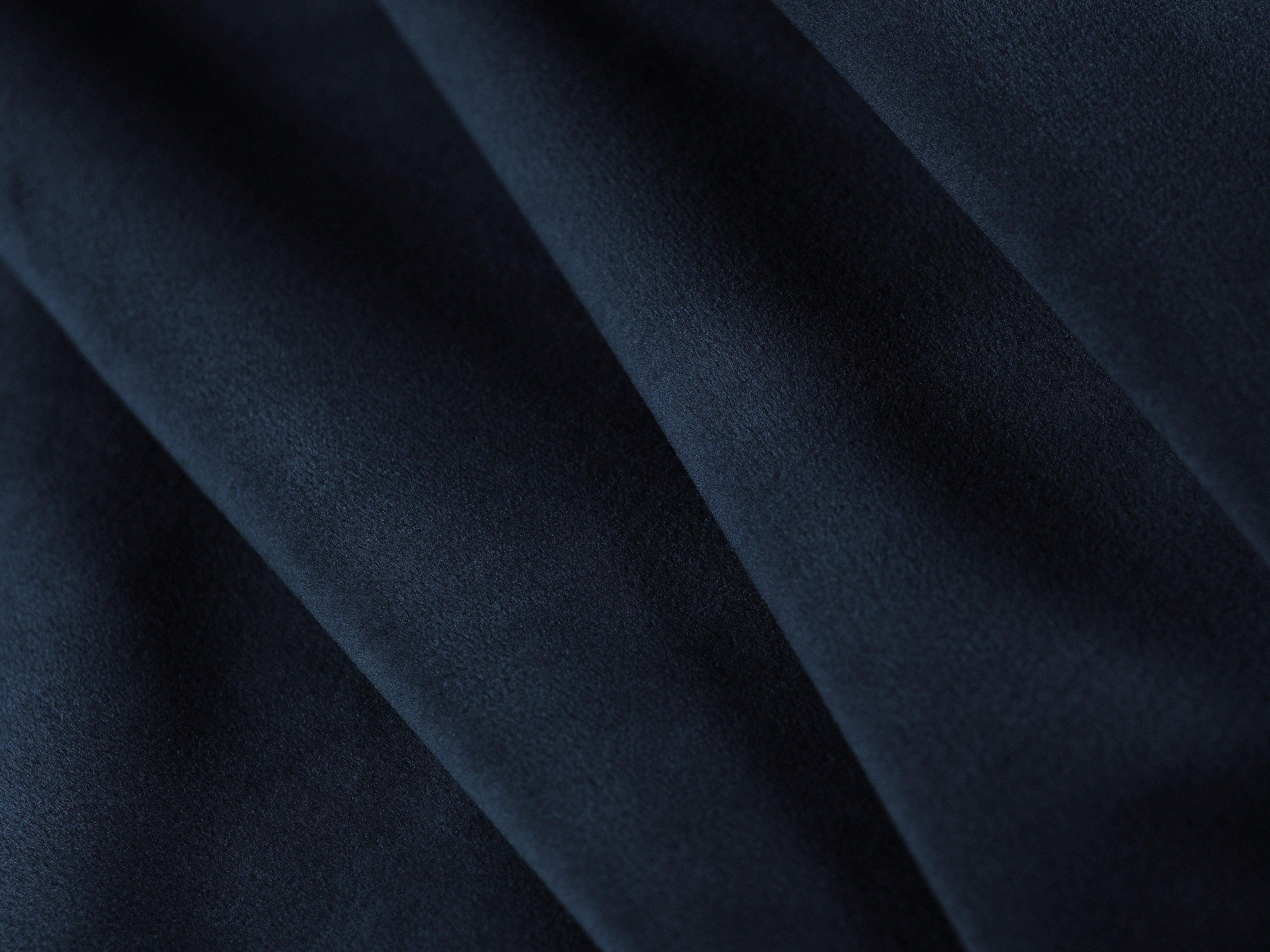 Right-facing velvet corner sofa BEMY royal blue