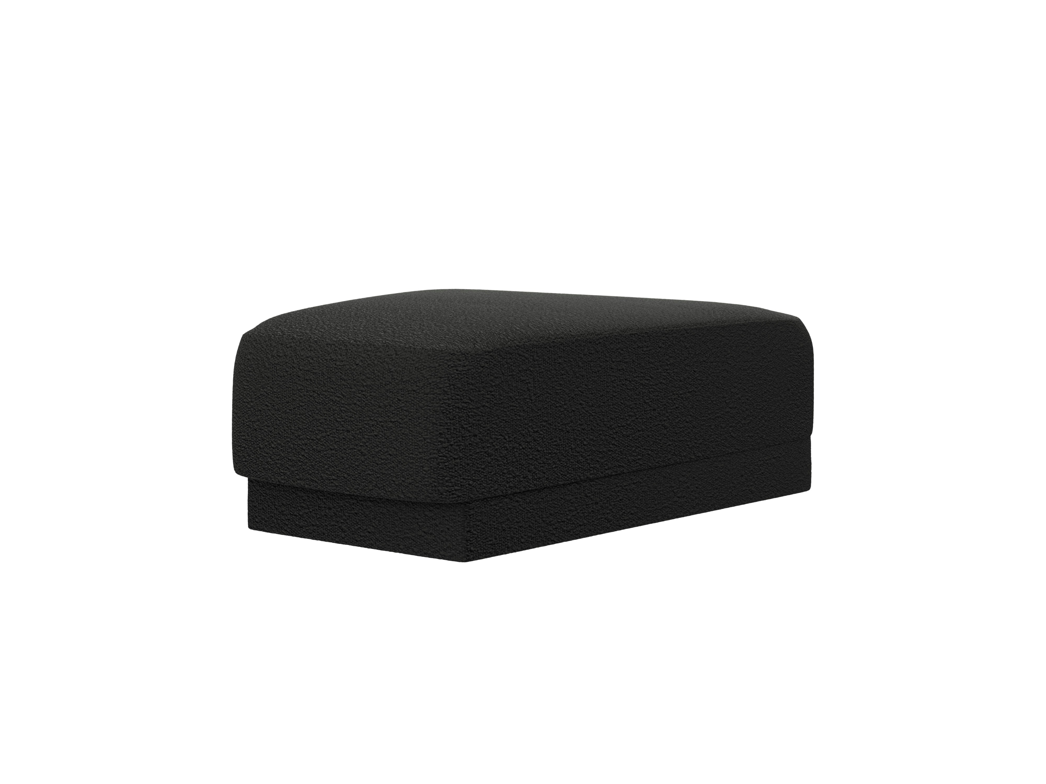 Puf MILEY schwarzer Boucle