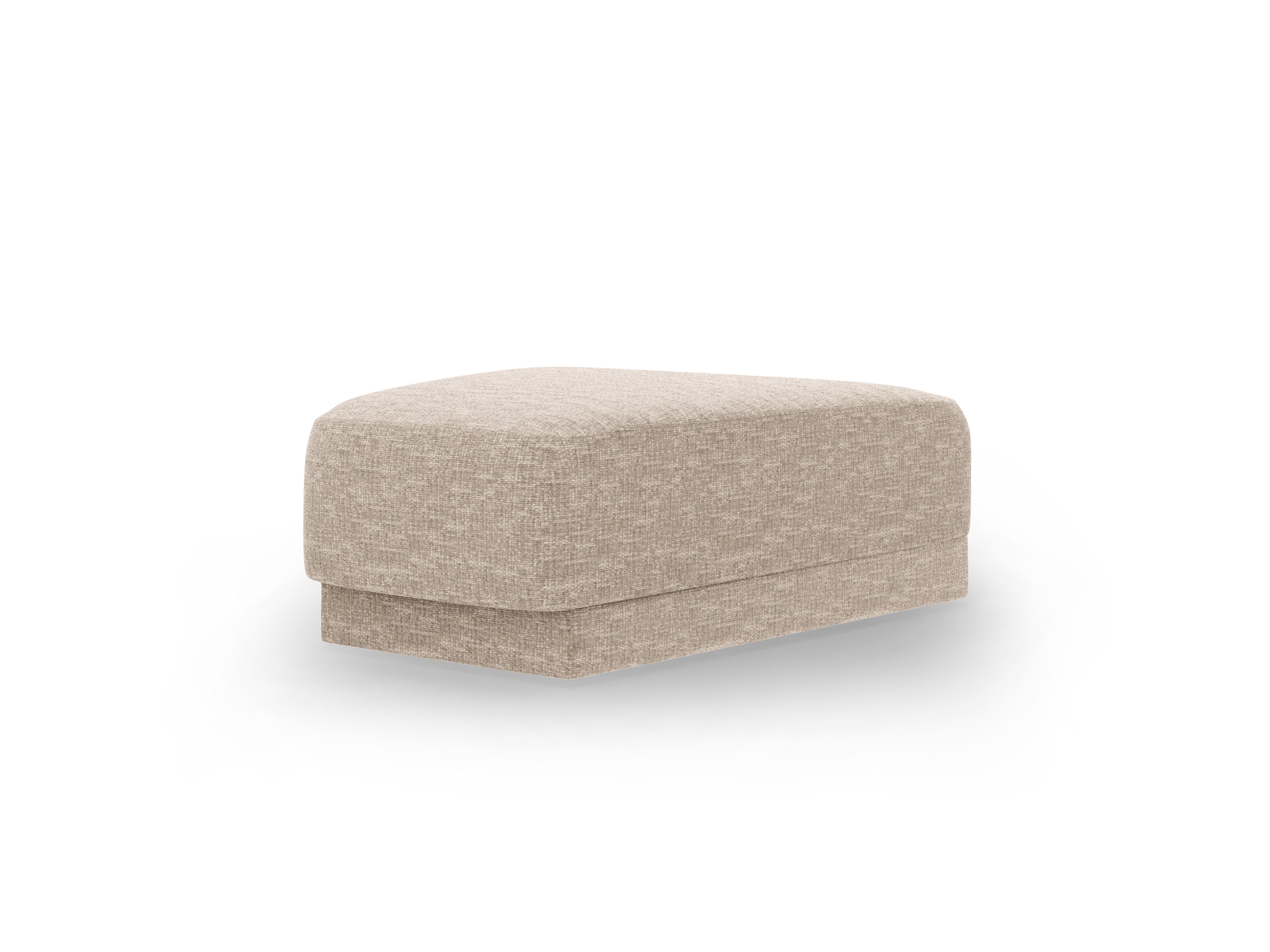 Puf MILEY beige Chenille seidig