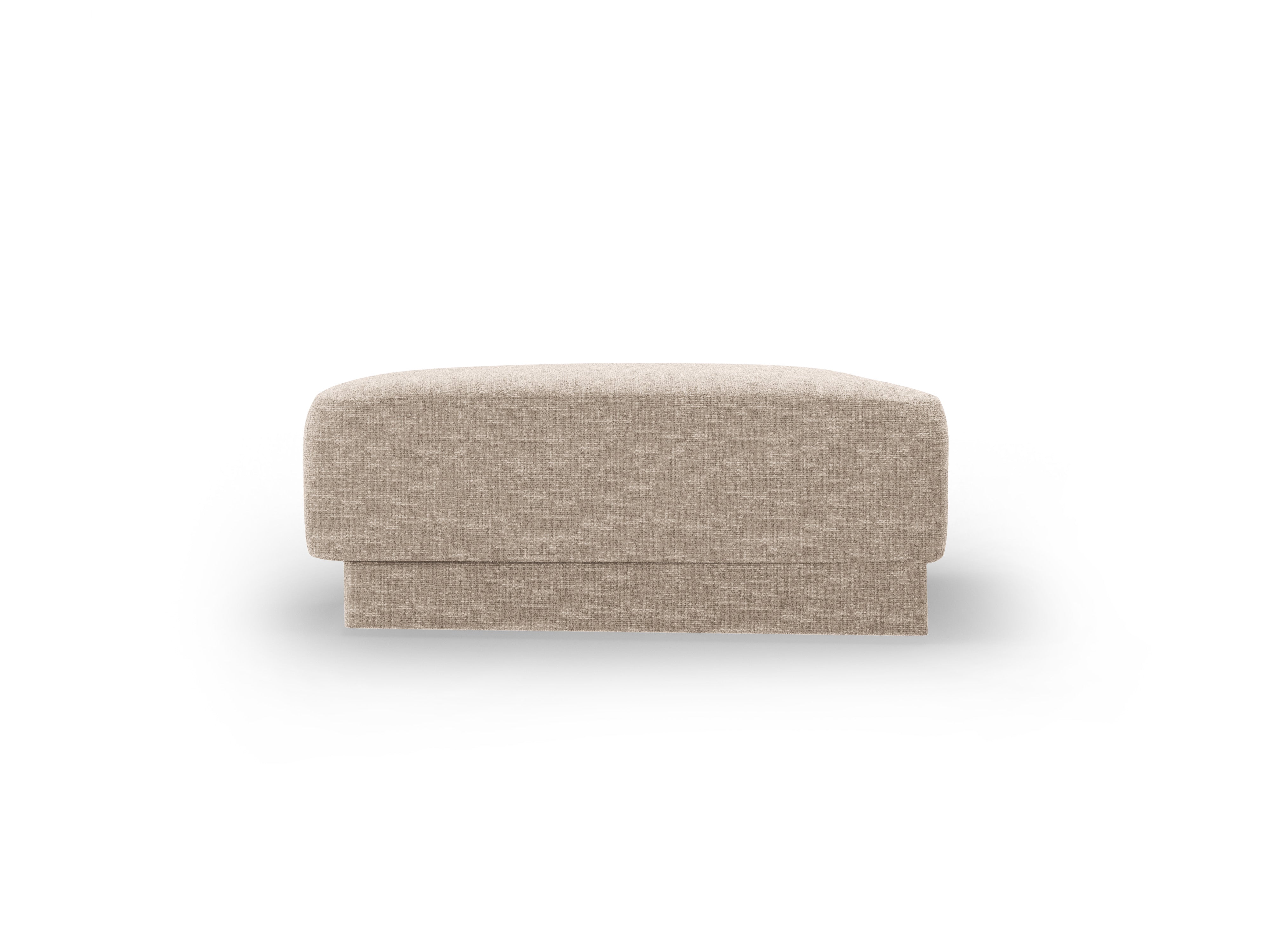 Puf MILEY beige Chenille seidig