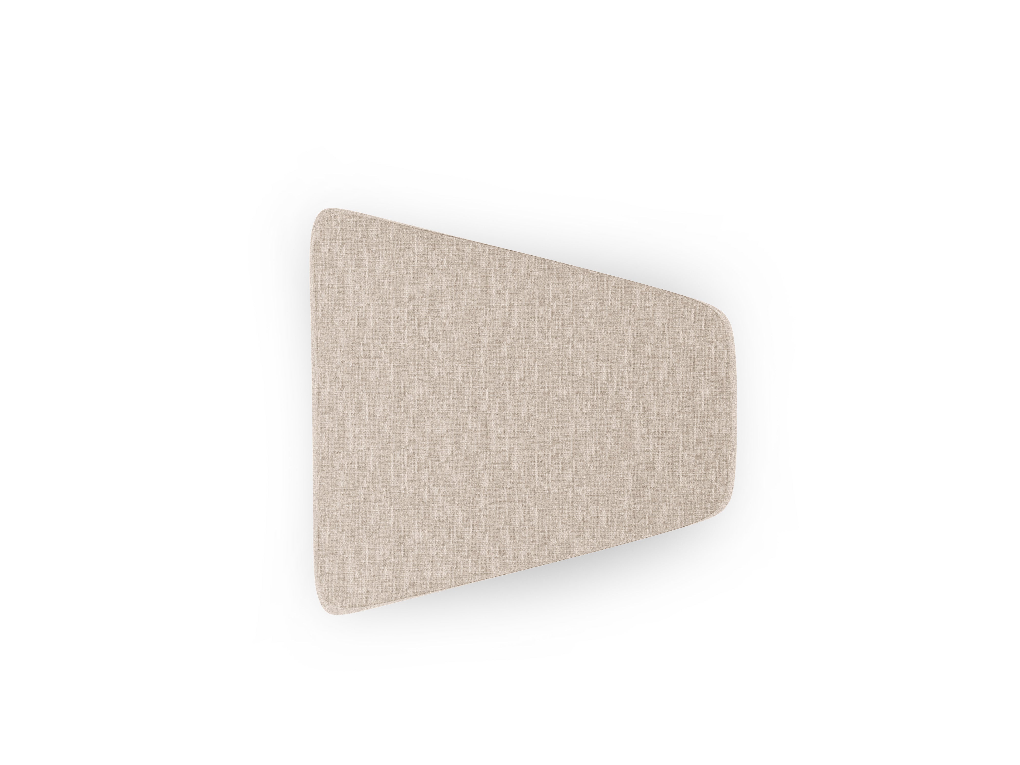 Puf MILEY beige Chenille seidig