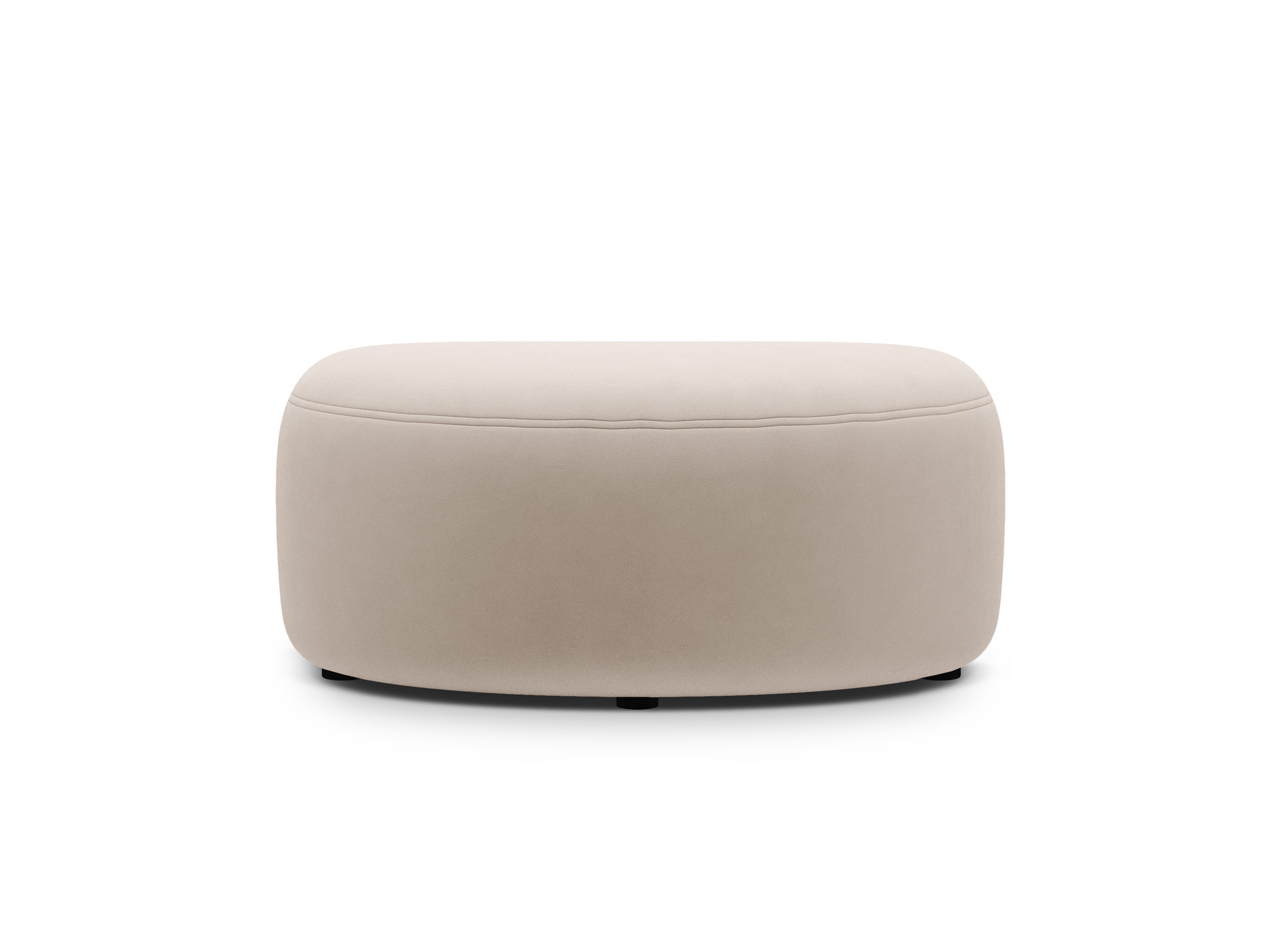 Samt Pouf KATE beige