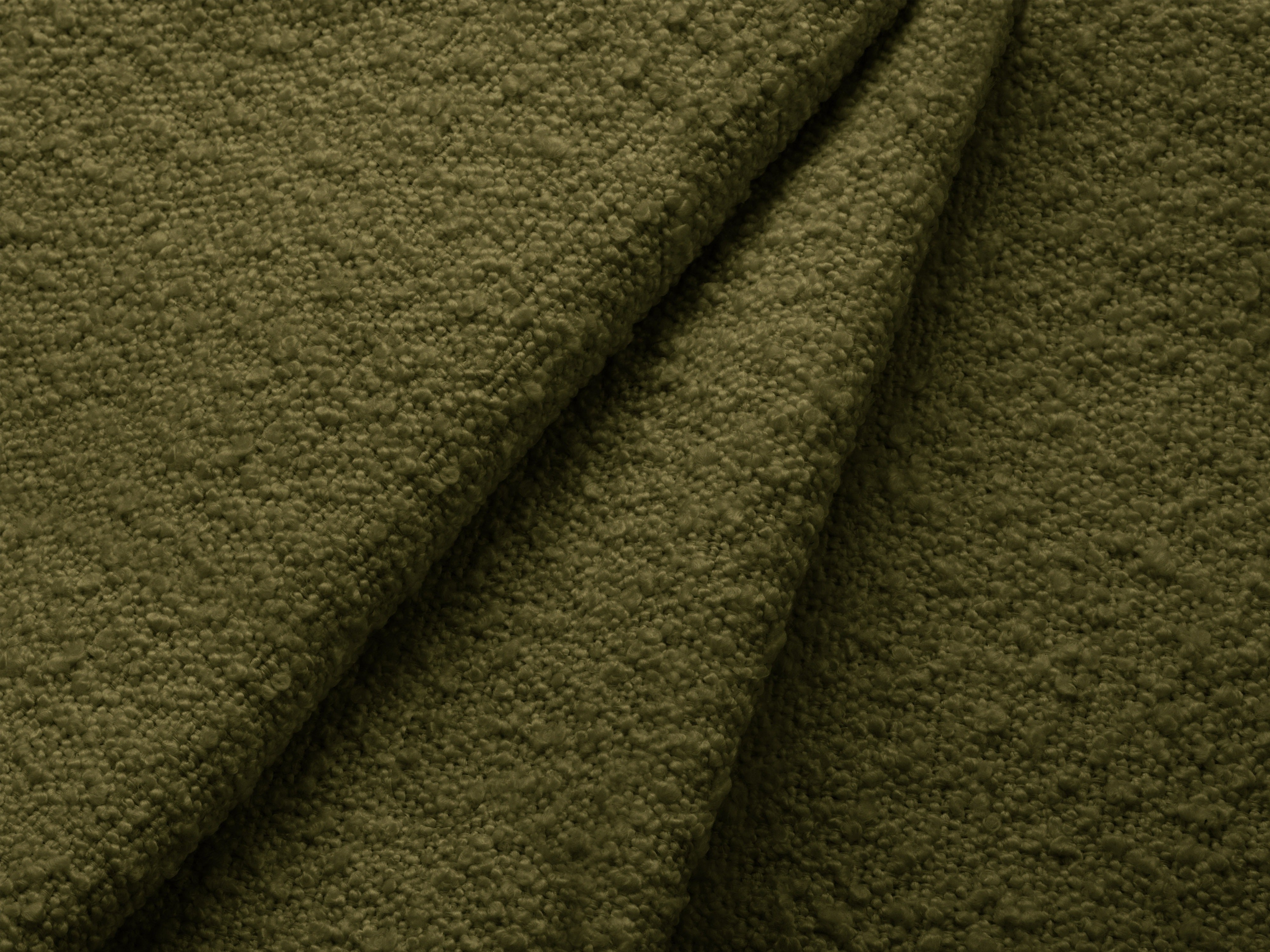 Modularsofa rechtsseitig für 6 Personen MILEY grün Boucle