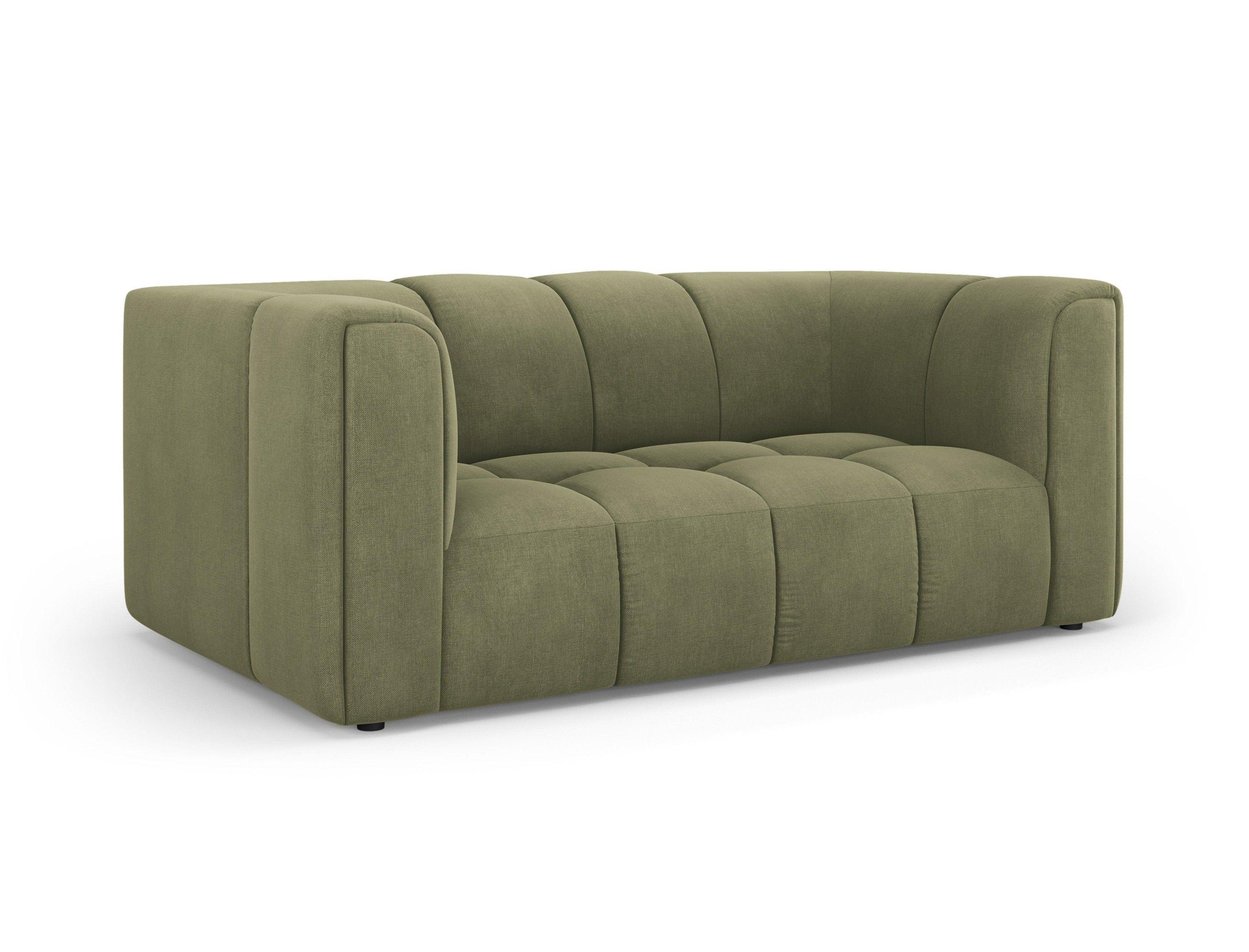 FRANCESCA 2-seater sofa light green chenille Milo Casa Eye on Design