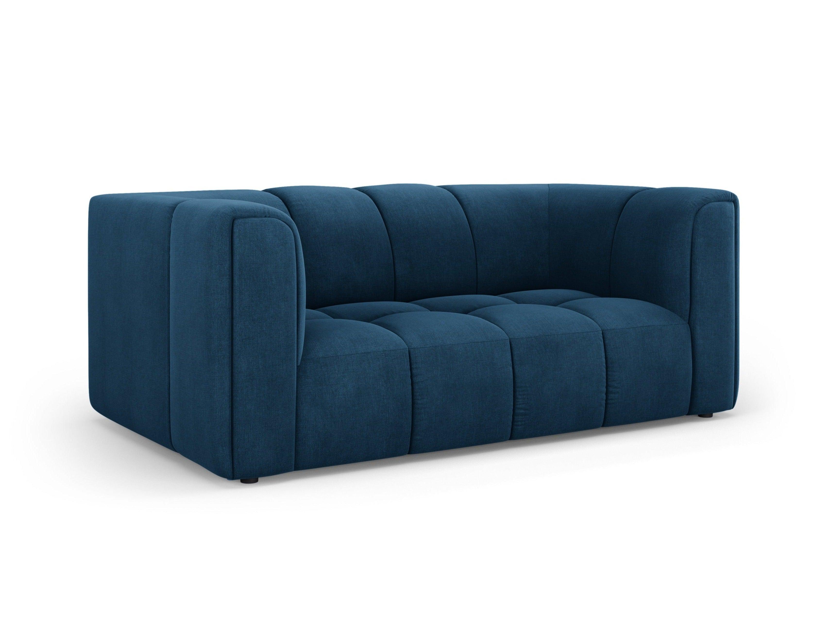 FRANCESCA 2-seater sofa royal blue chenille Milo Casa Eye on Design