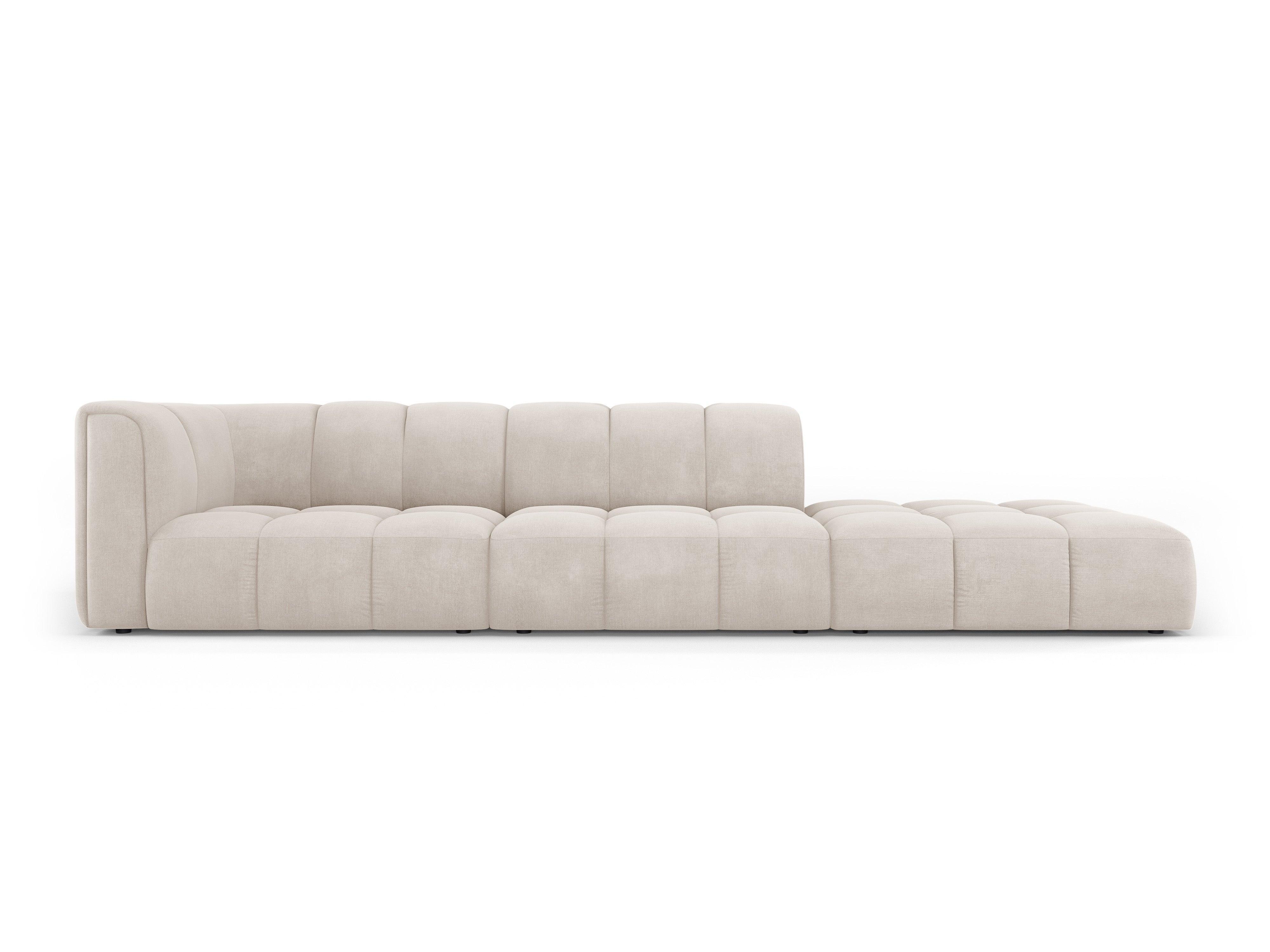 FRANCESCA right side sofa beige chenille Milo Casa Eye on Design