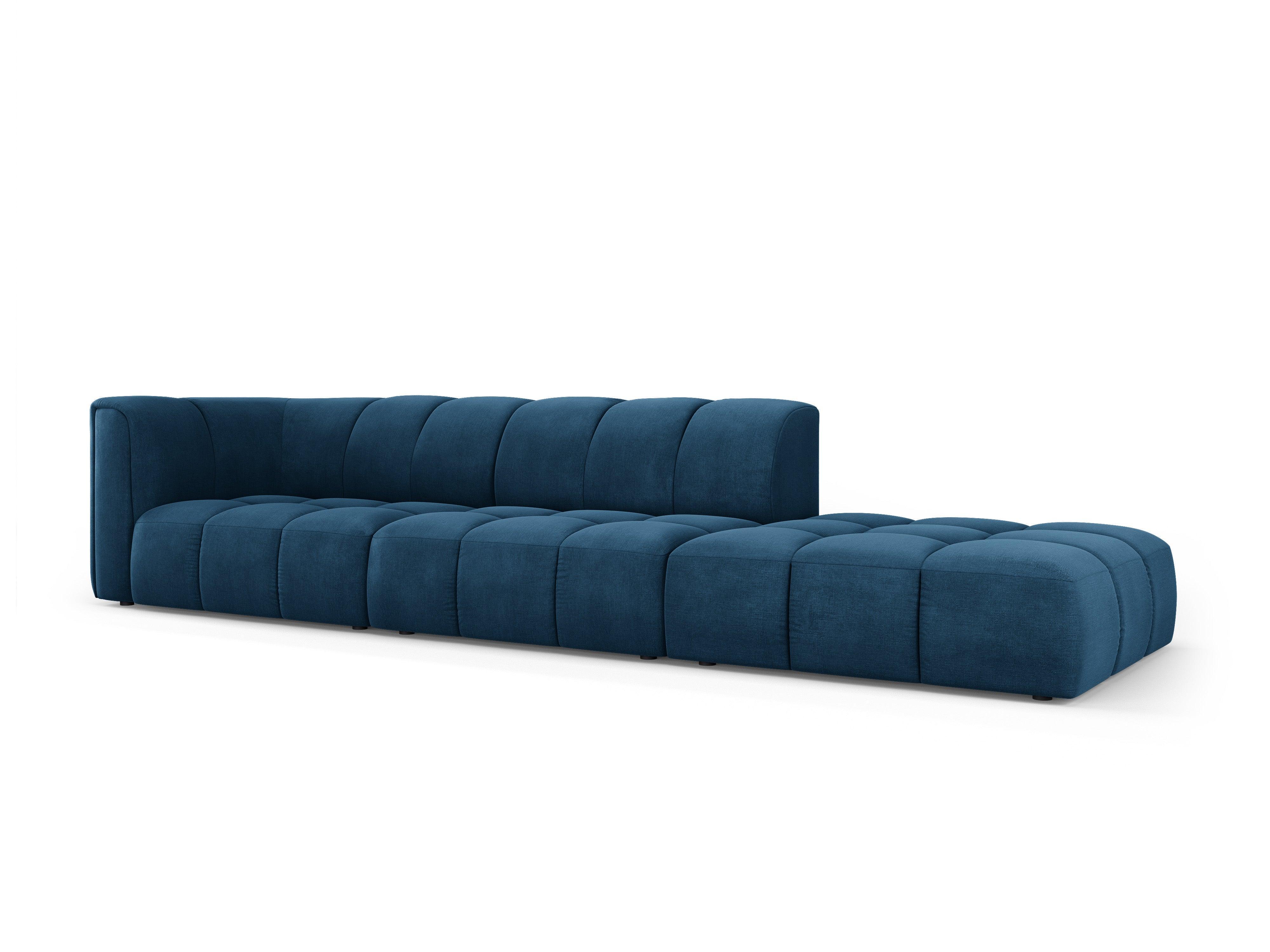 FRANCESCA right side sofa royal blue chenille Milo Casa Eye on Design