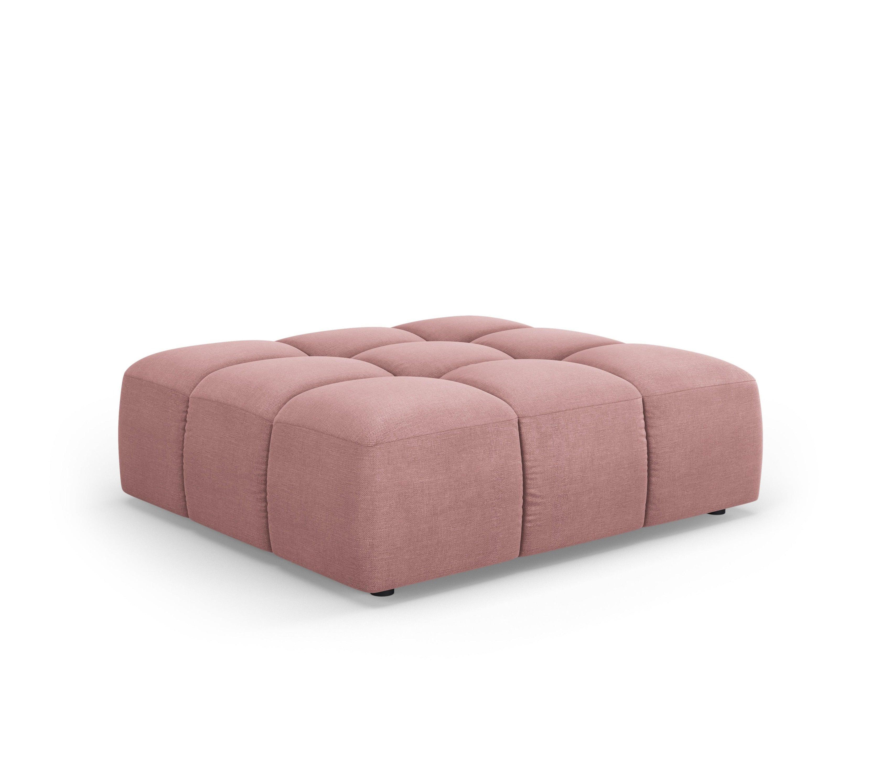 FRANCESCA pouf pink chenille Milo Casa Eye on Design