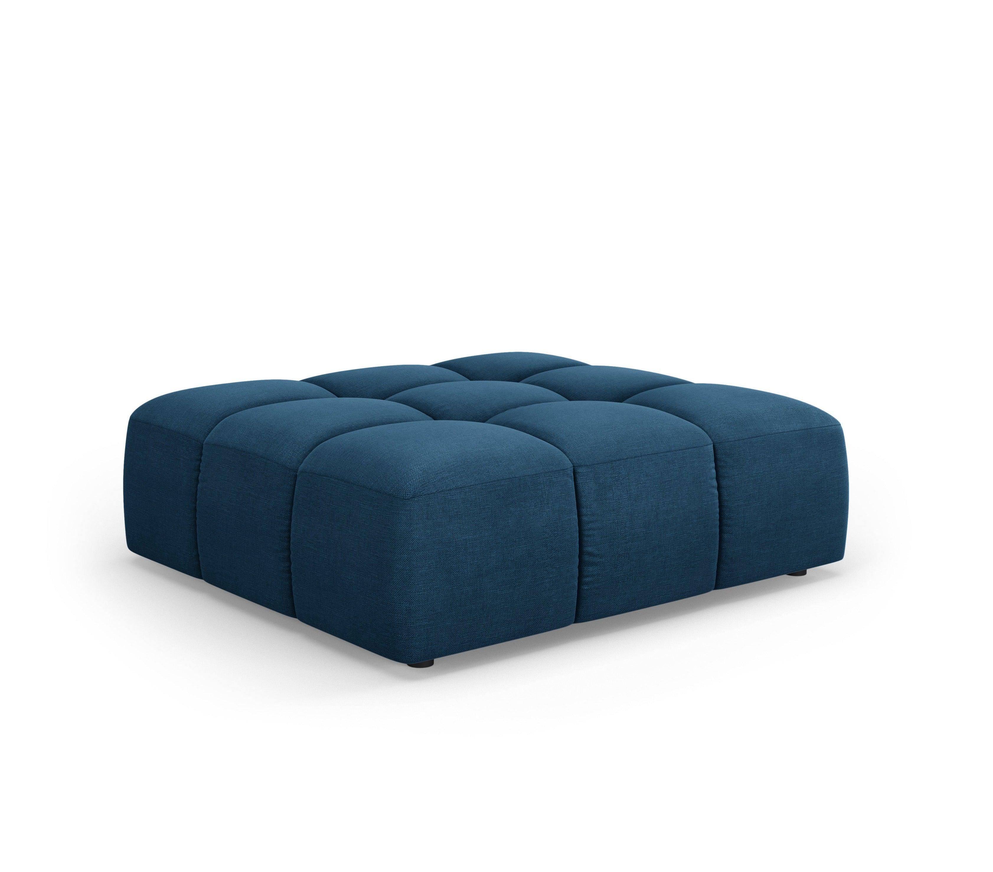 FRANCESCA pouffe royal blue chenille Milo Casa Eye on Design