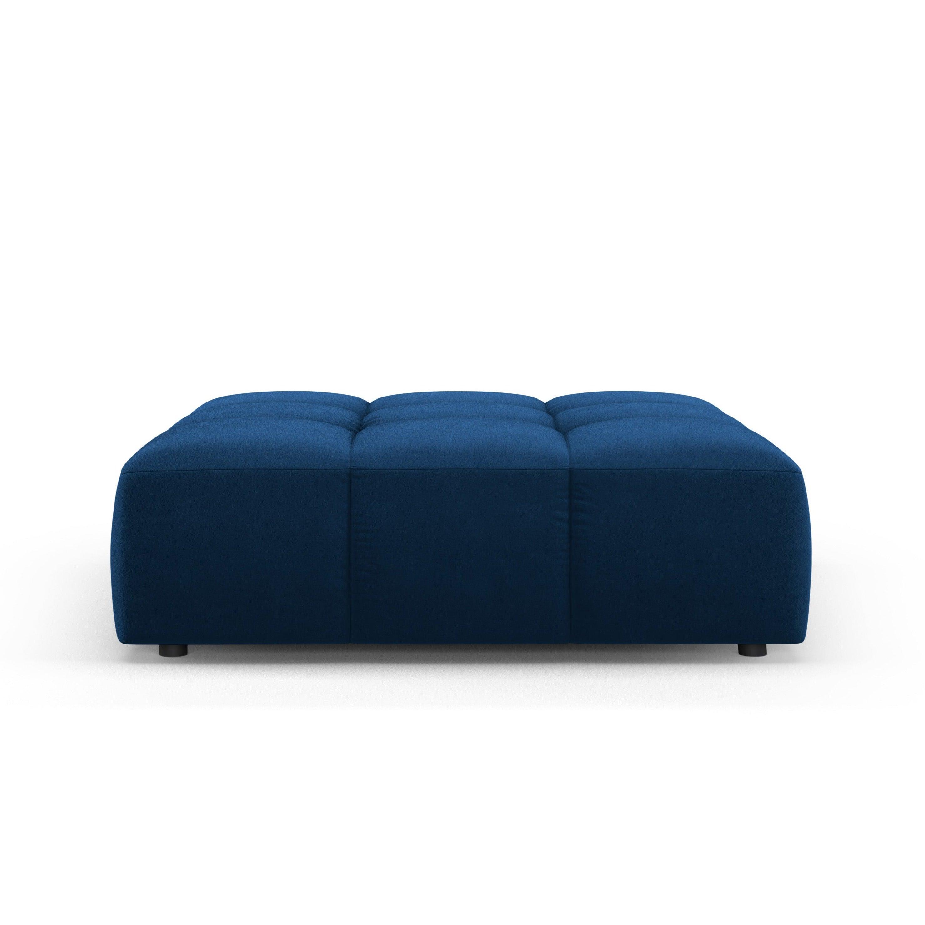 FRANCESCA velvet pouffe royal blue Milo Casa Eye on Design