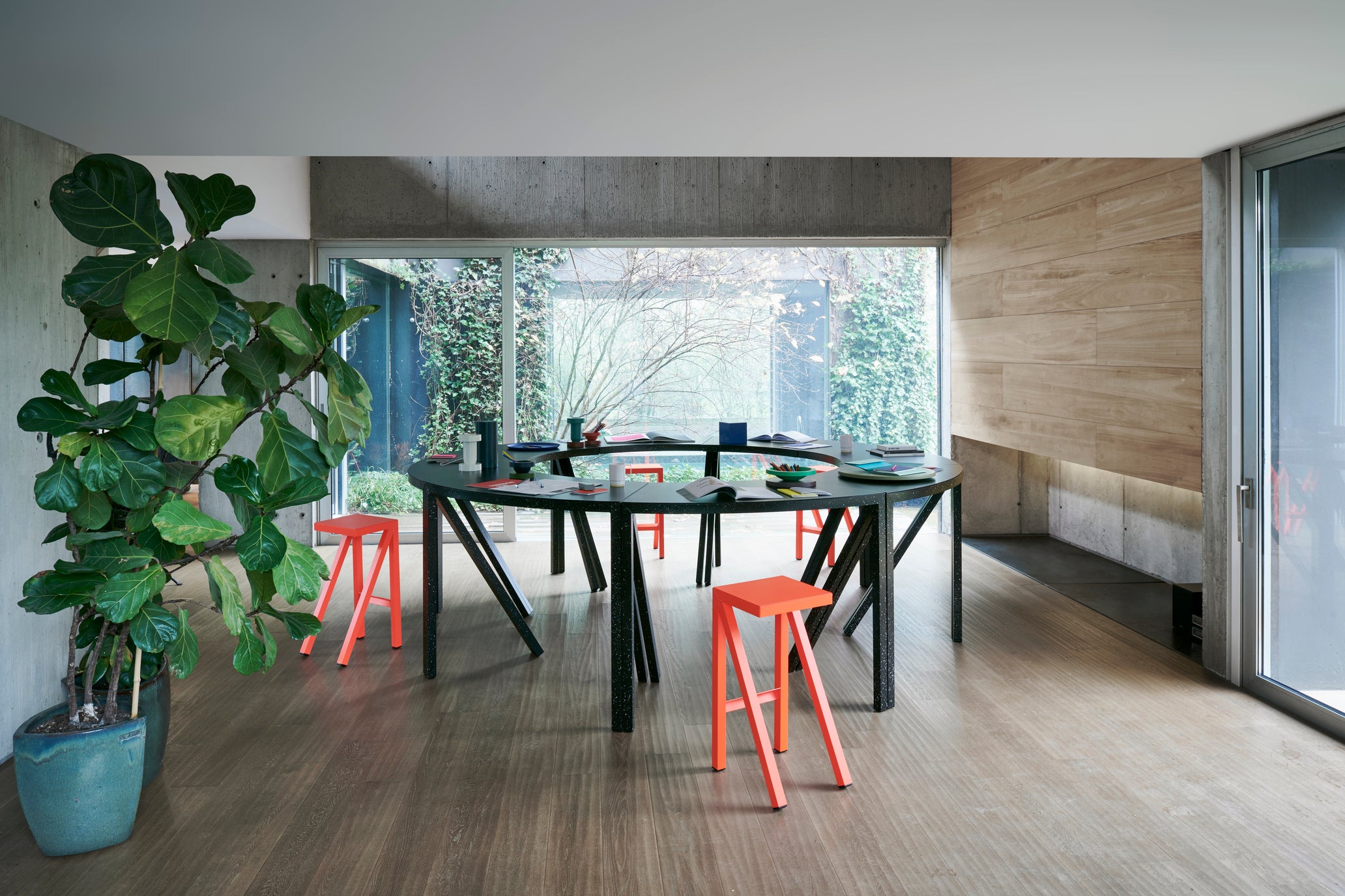 BUREAURAMA Hocker orange