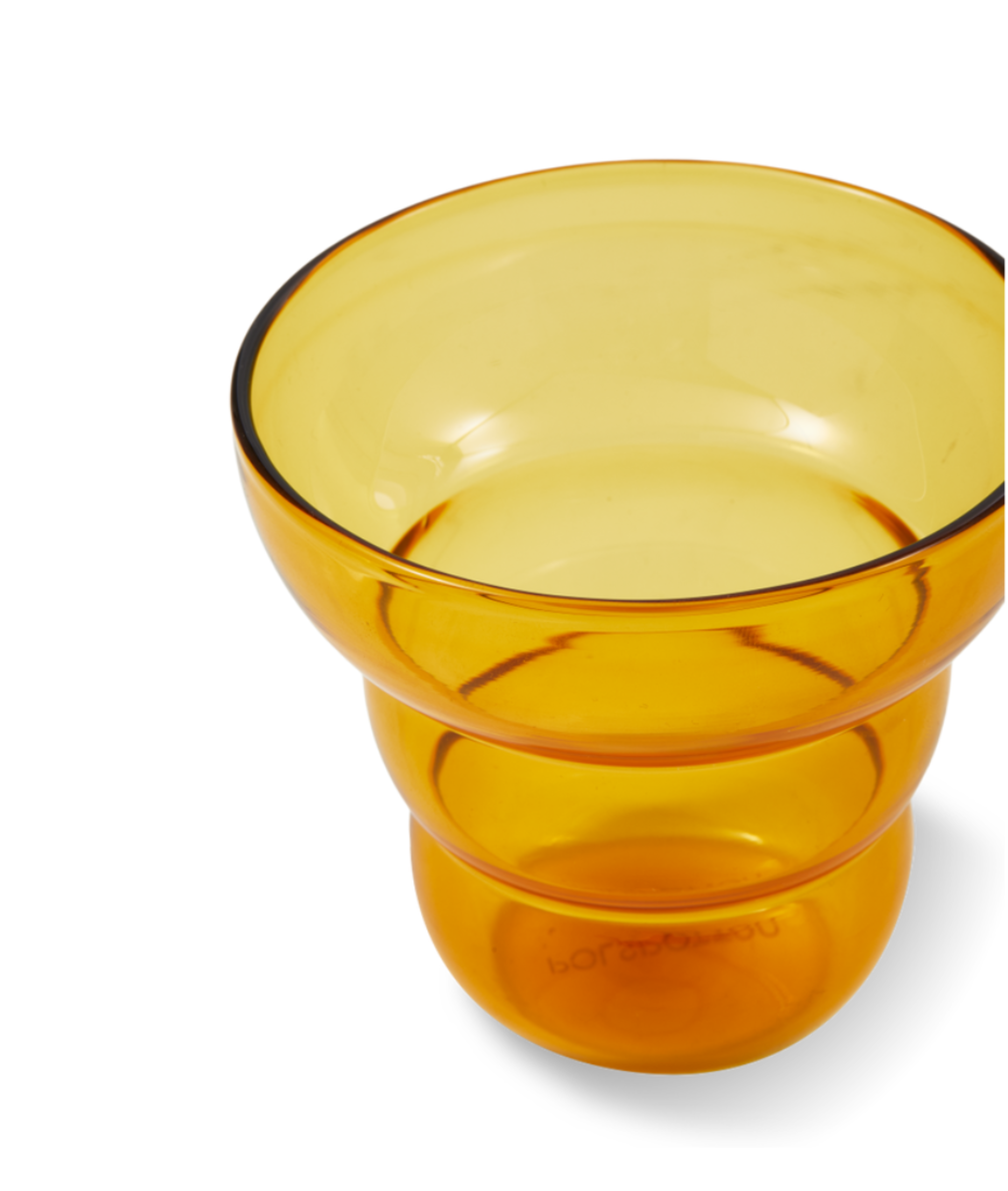 Set von Tassen MIZU KIRI dunkelgelb