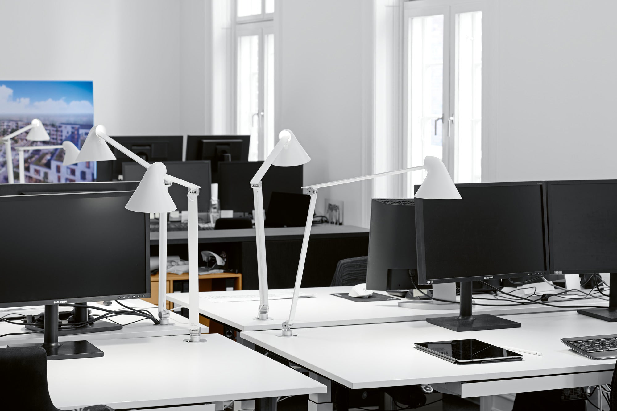 Tischlampe NJP weiß