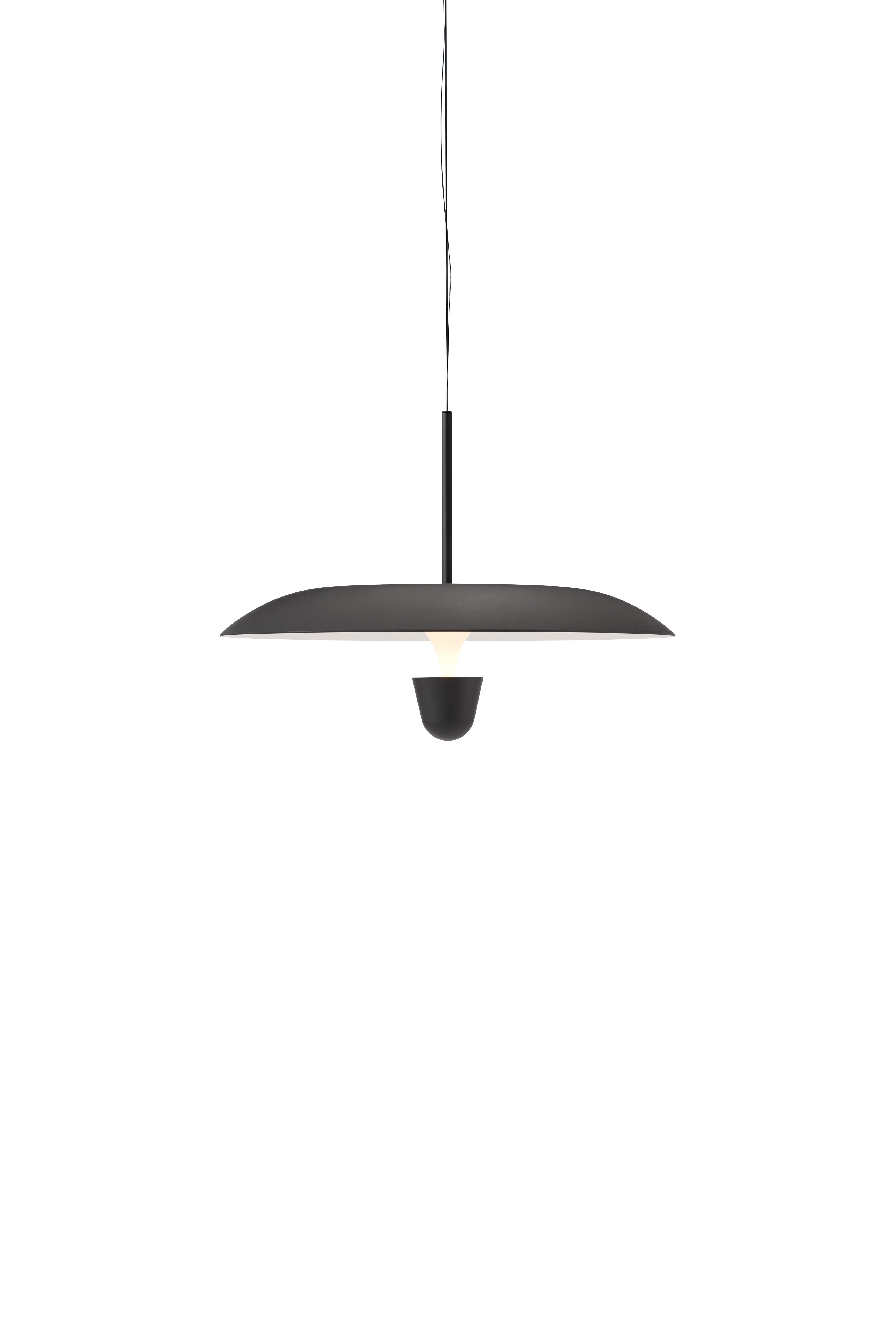 KANTARELL Pendant Lamp Black with White Finish