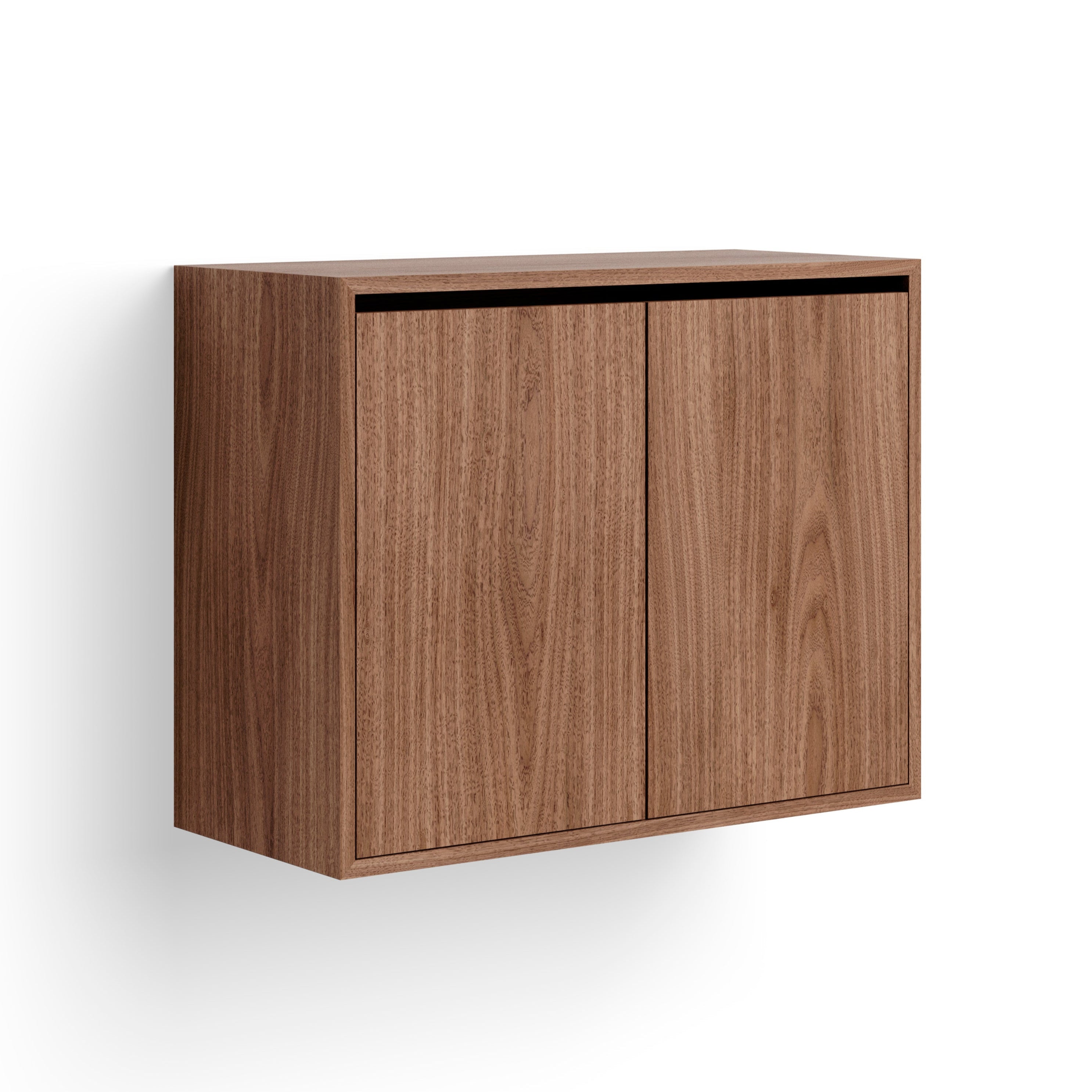 Hängeschrank mit Tür zu neuen Werken Walnussfurnier