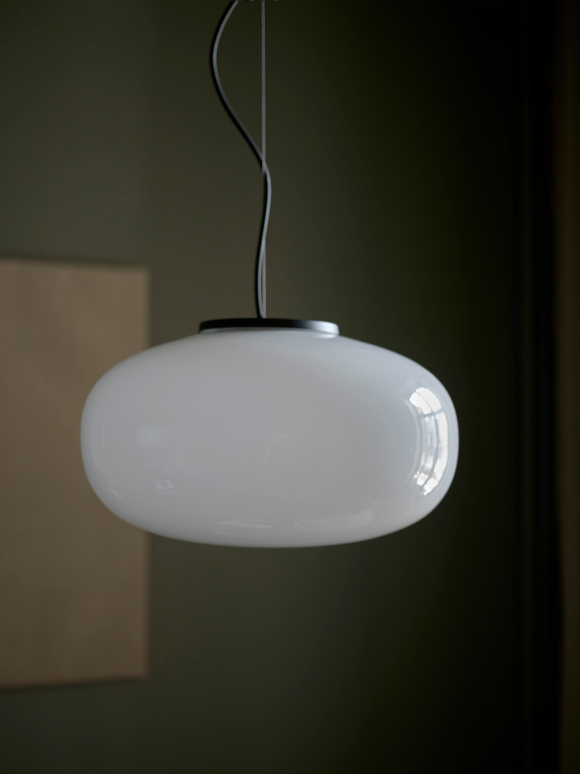 Hängende Lampe Karl Johan Opailling Glass