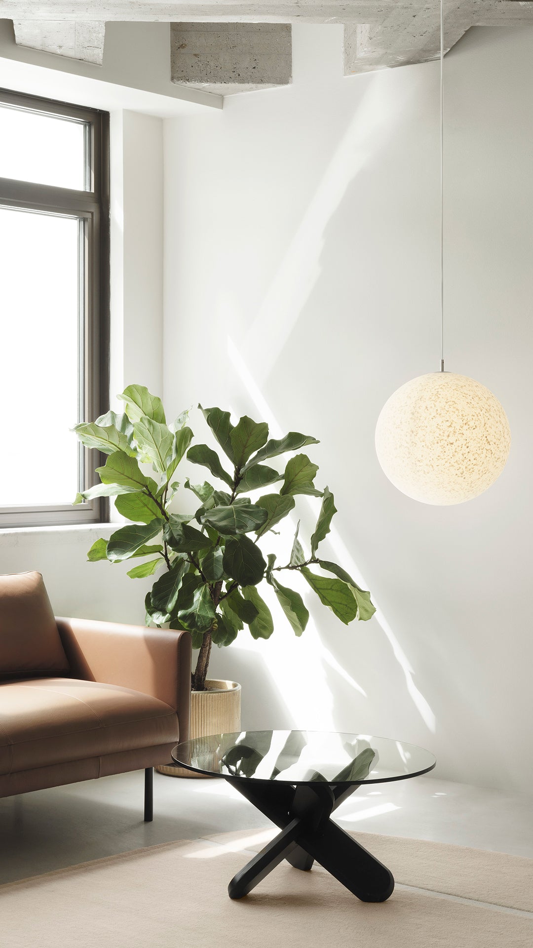PIX white pendant lamp
