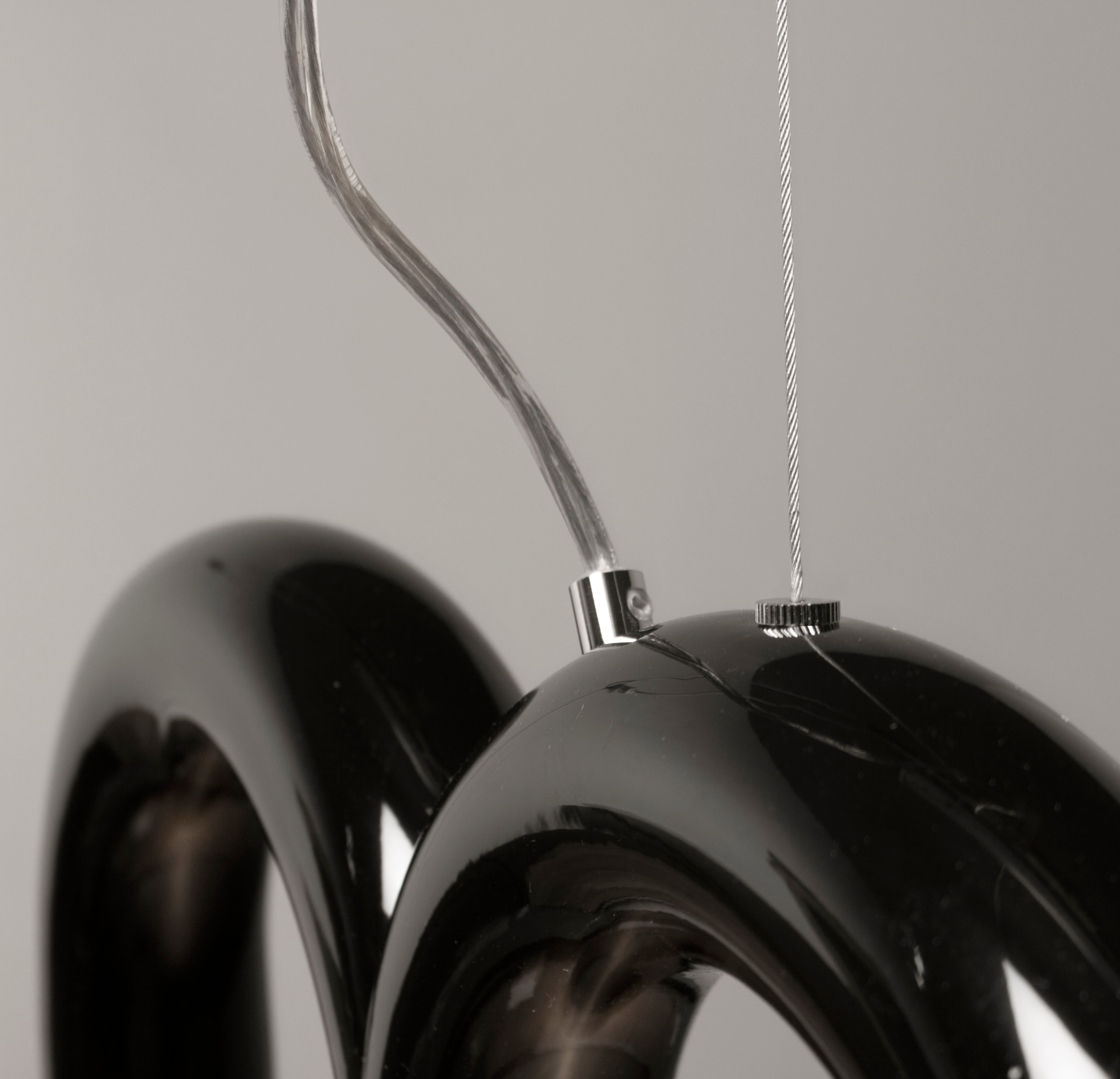 ARCH STRAIGHT black pendant lamp